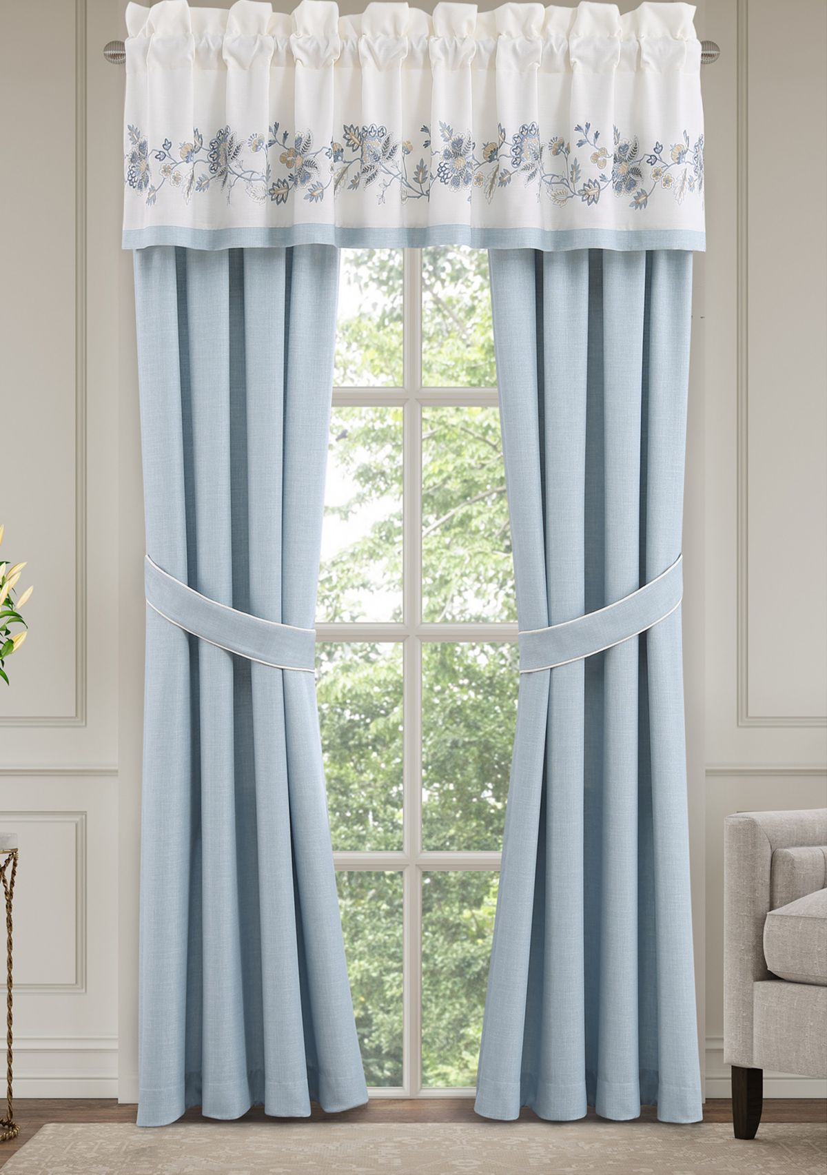 Garden Bloom Drapery Panel Pair
