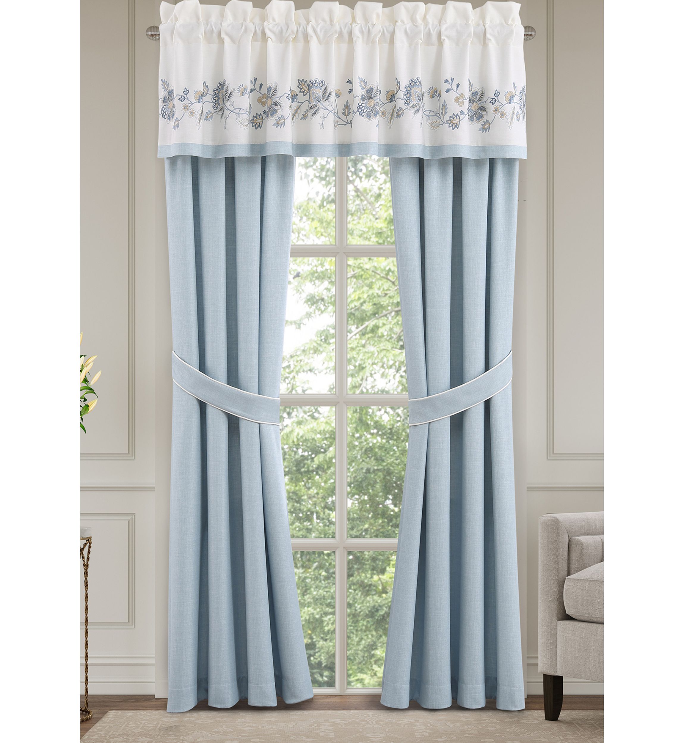 Garden Bloom Drapery Panel Pair