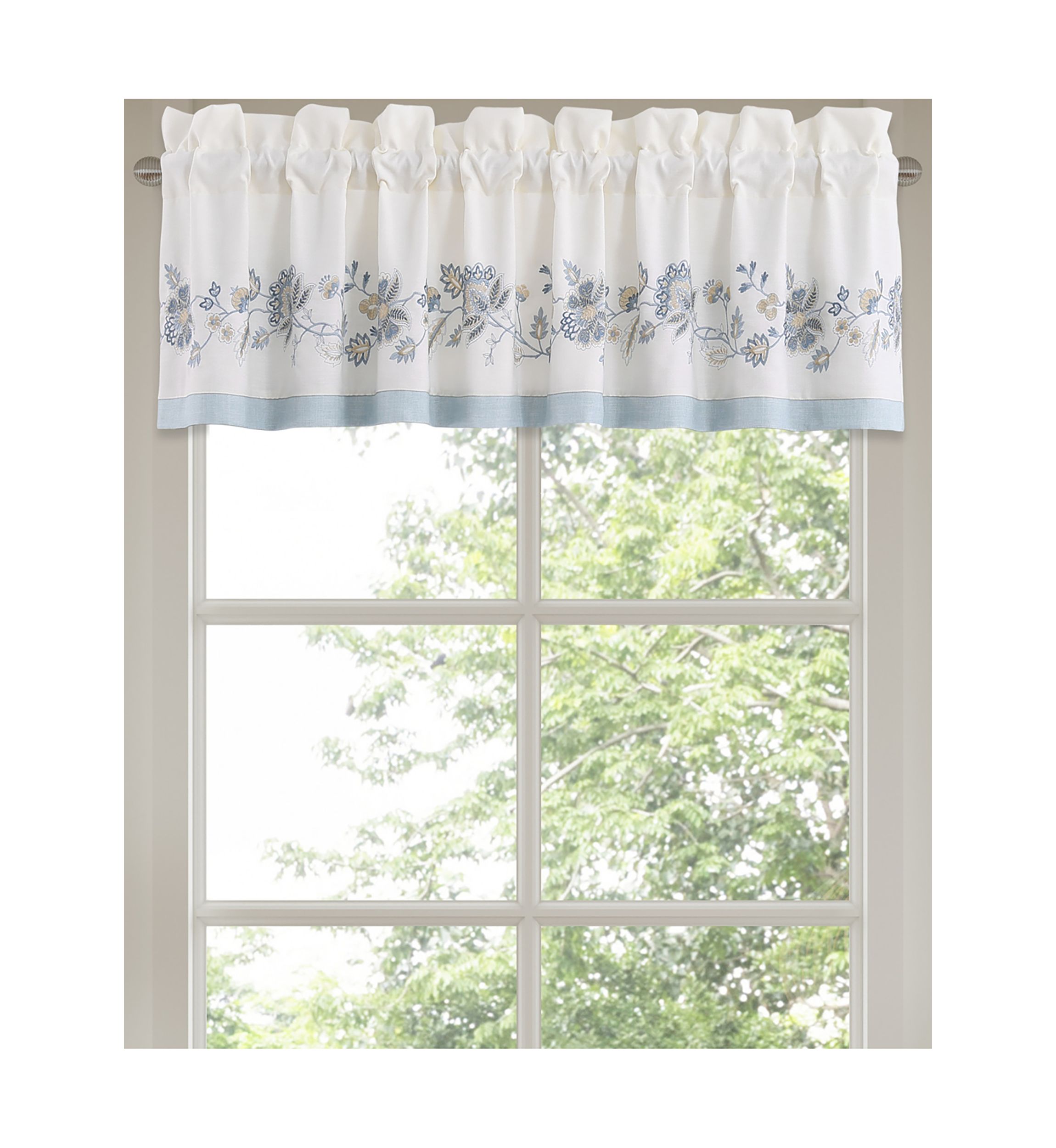 Garden Bloom Window Straight Valance