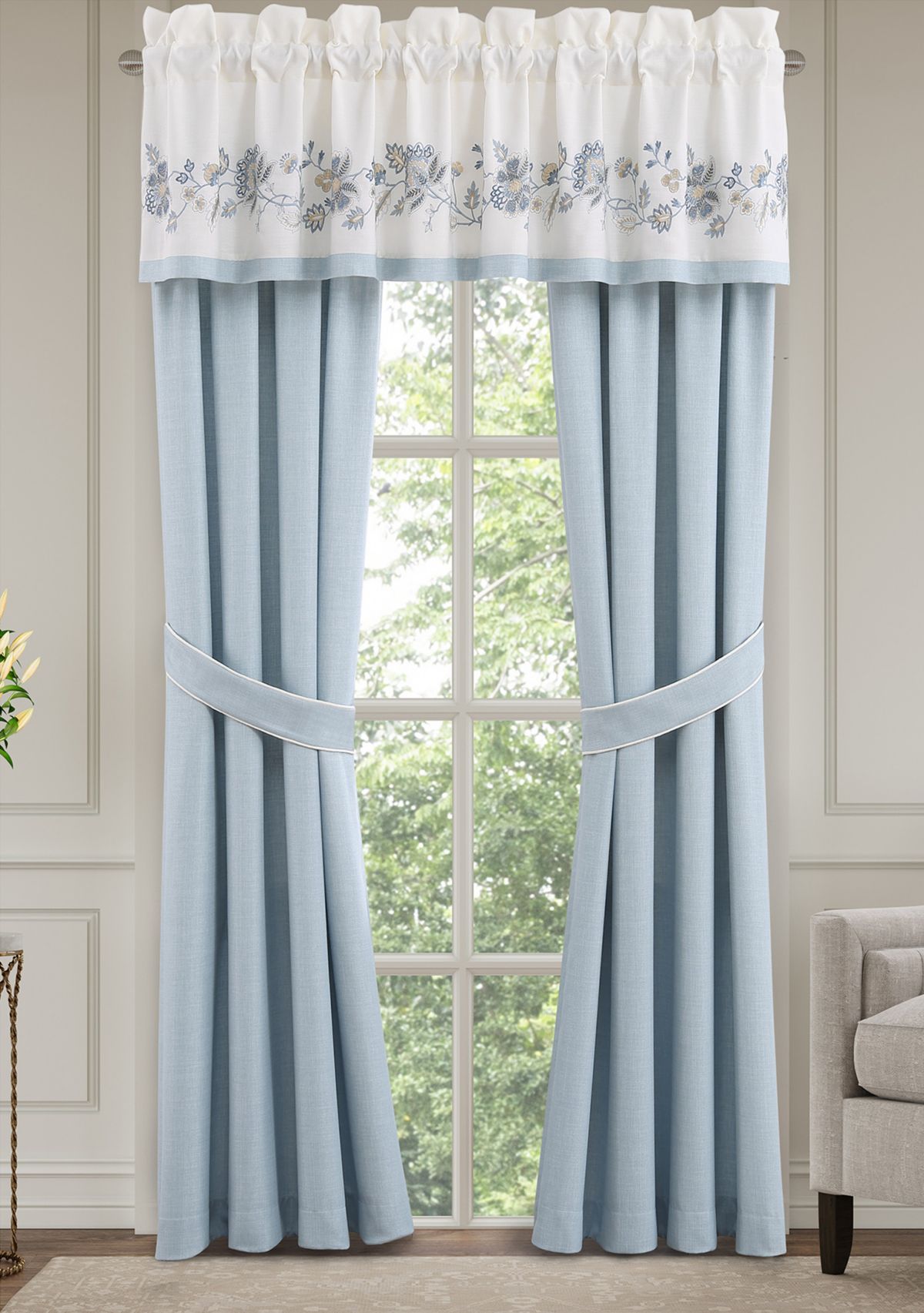 Garden Bloom Window Straight Valance