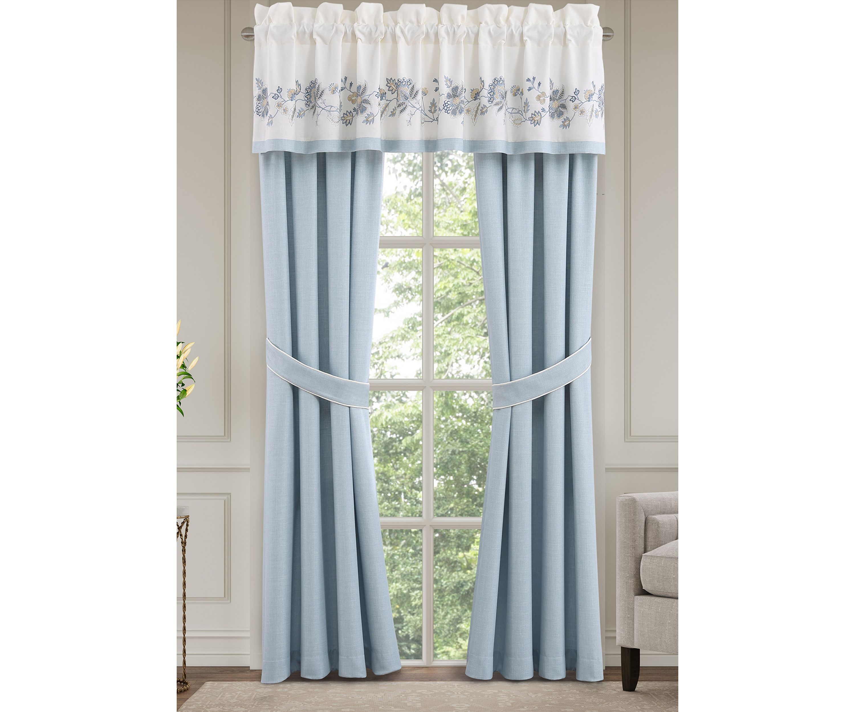 Garden Bloom Window Straight Valance
