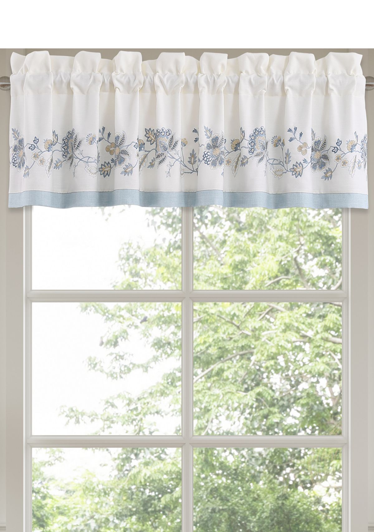 Garden Bloom Window Straight Valance