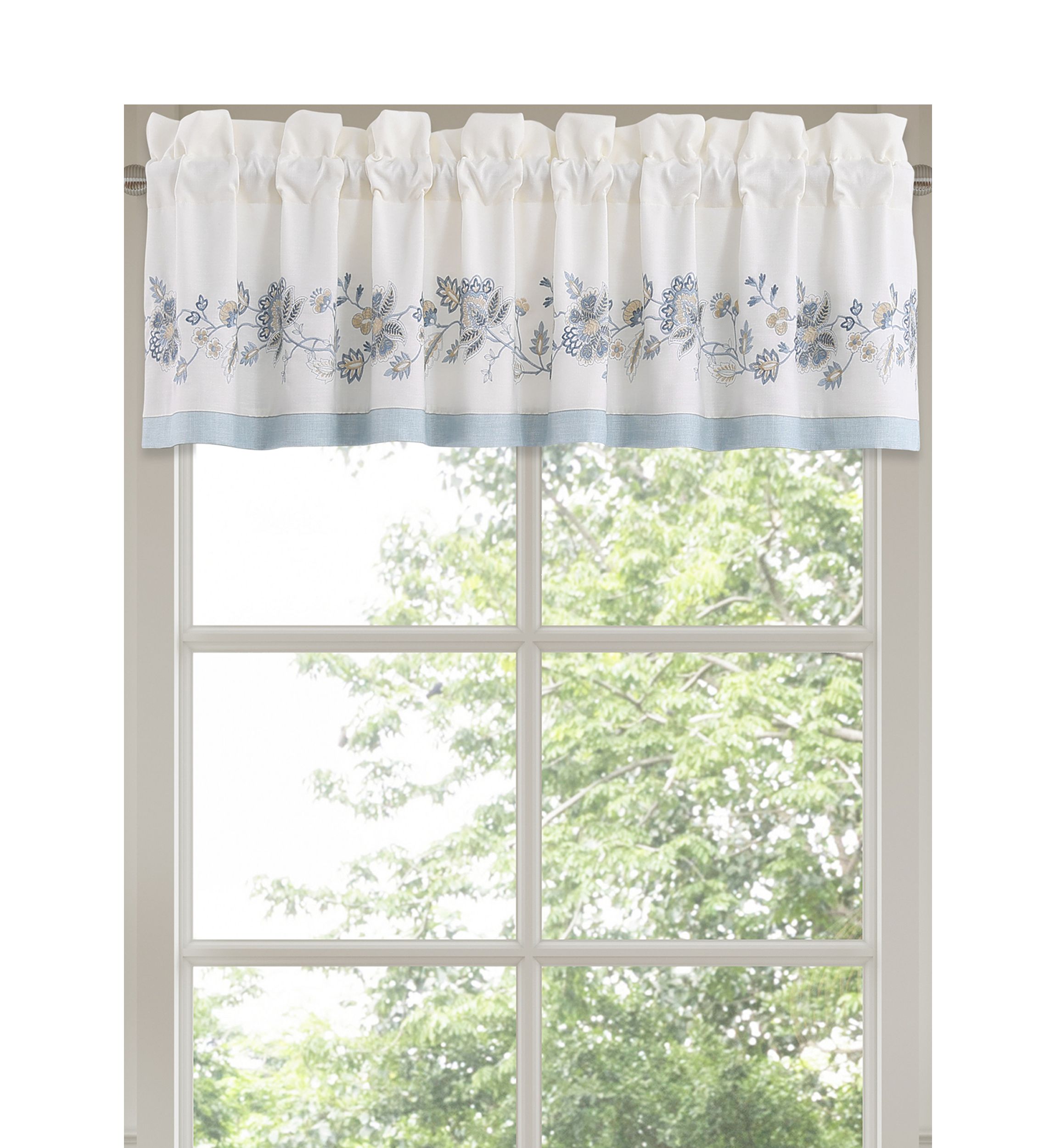 Garden Bloom Window Straight Valance