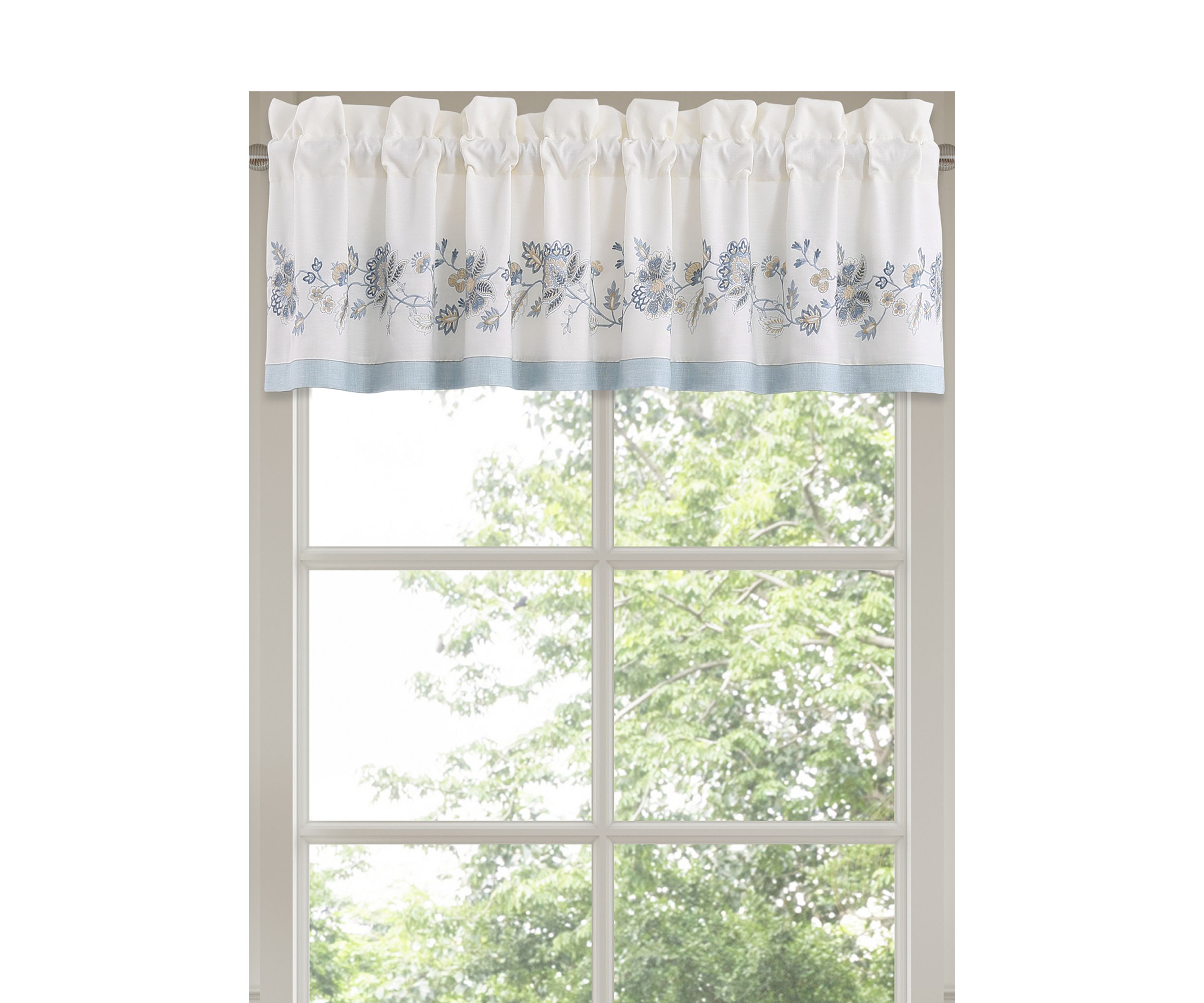 Garden Bloom Window Straight Valance