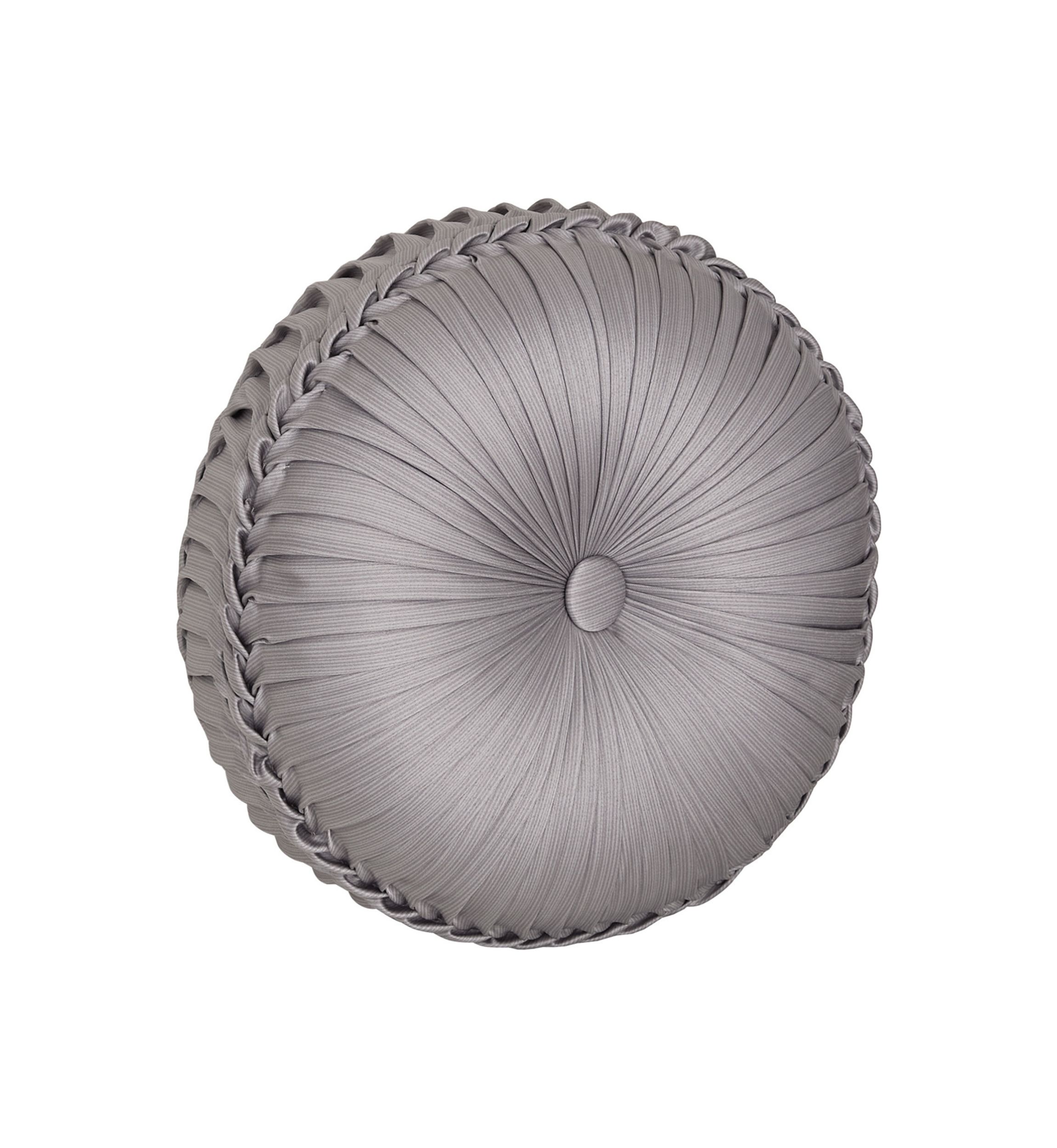 Mary Tufted Round Decorative Throw Pillow