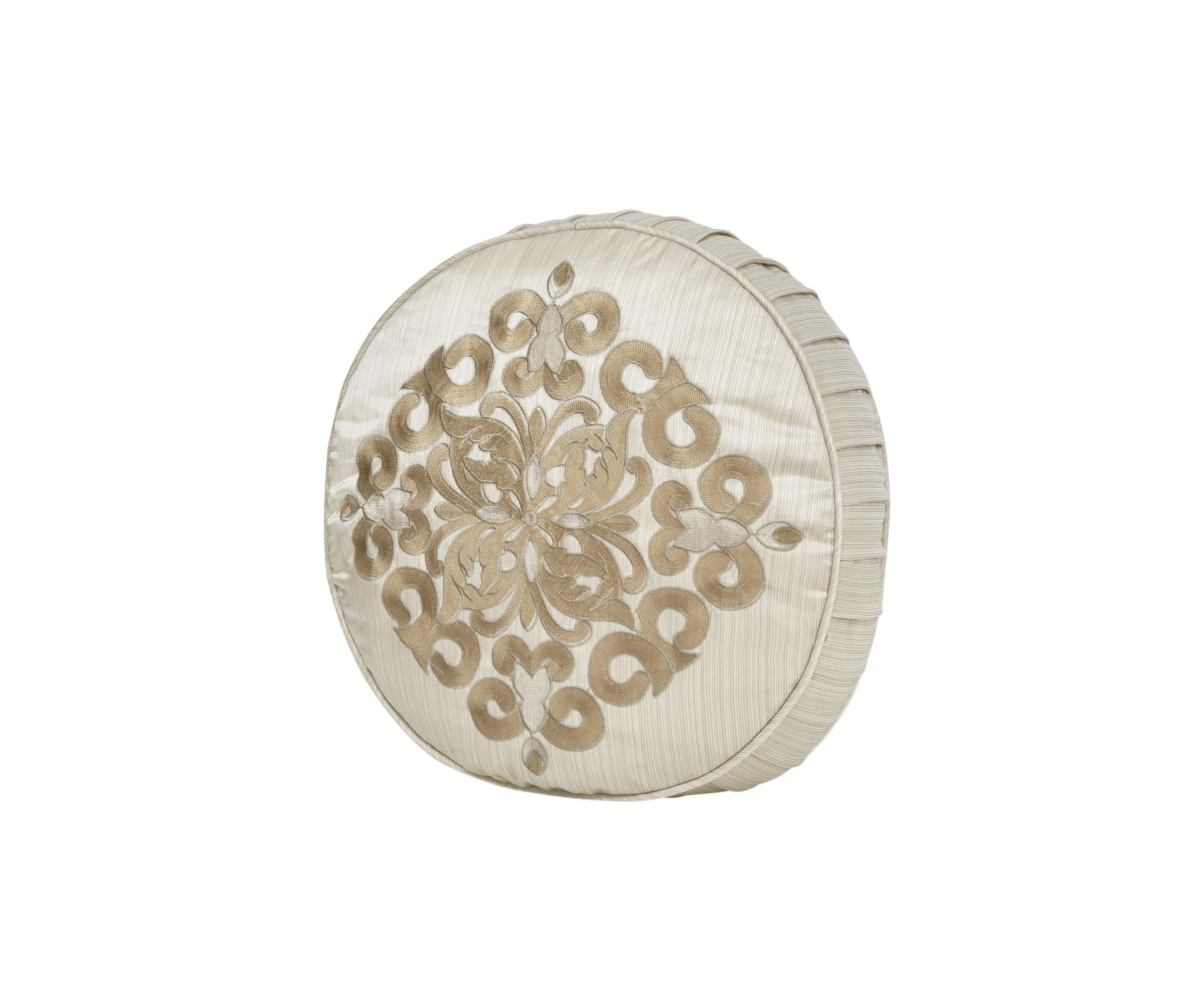 Amaretto Round Decorative Throw Pillow