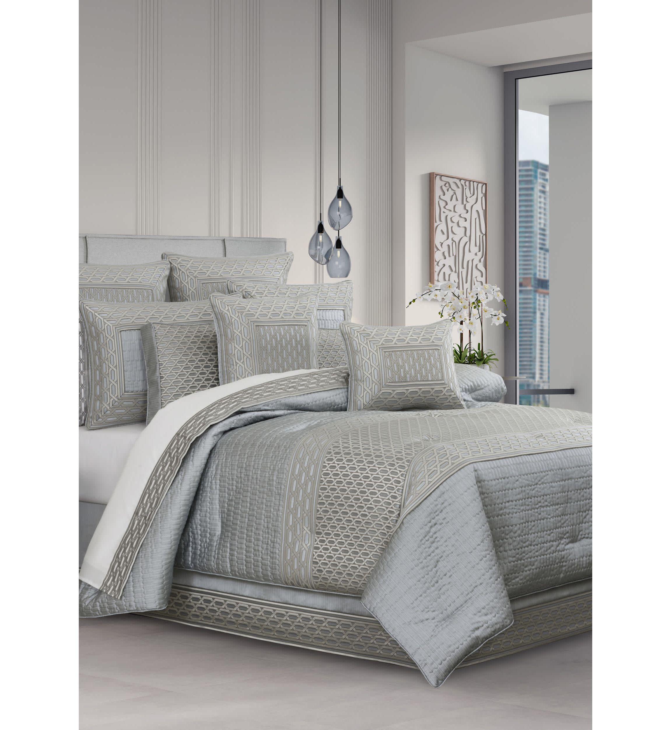 Metropolitan 20" Square Decorative Throw Pillow