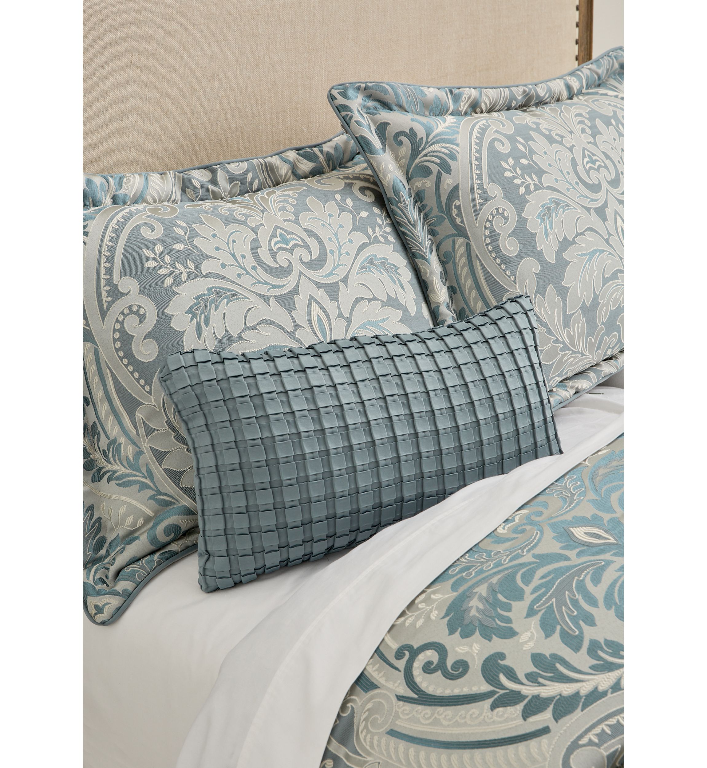 Renata Teal Throw Pillow