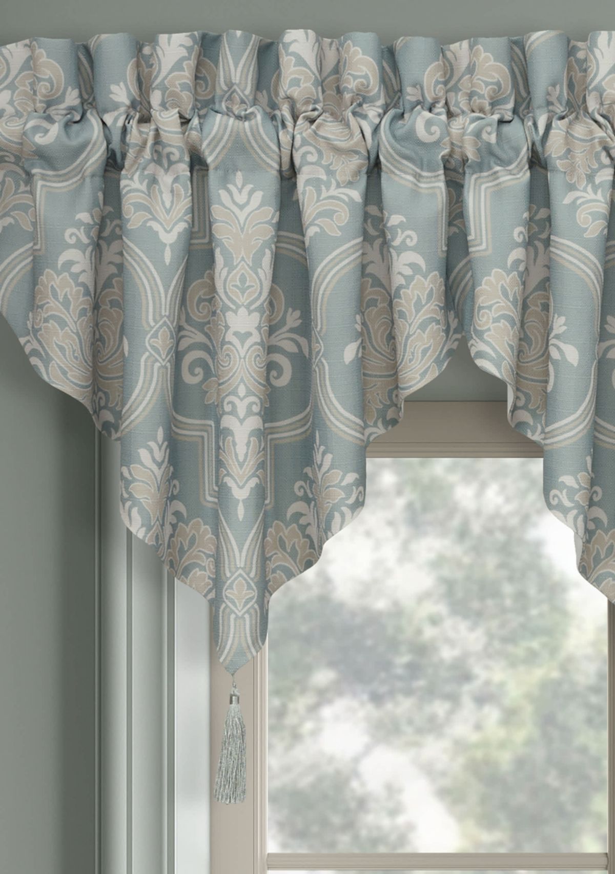 Tranquility Window Ascot Valance