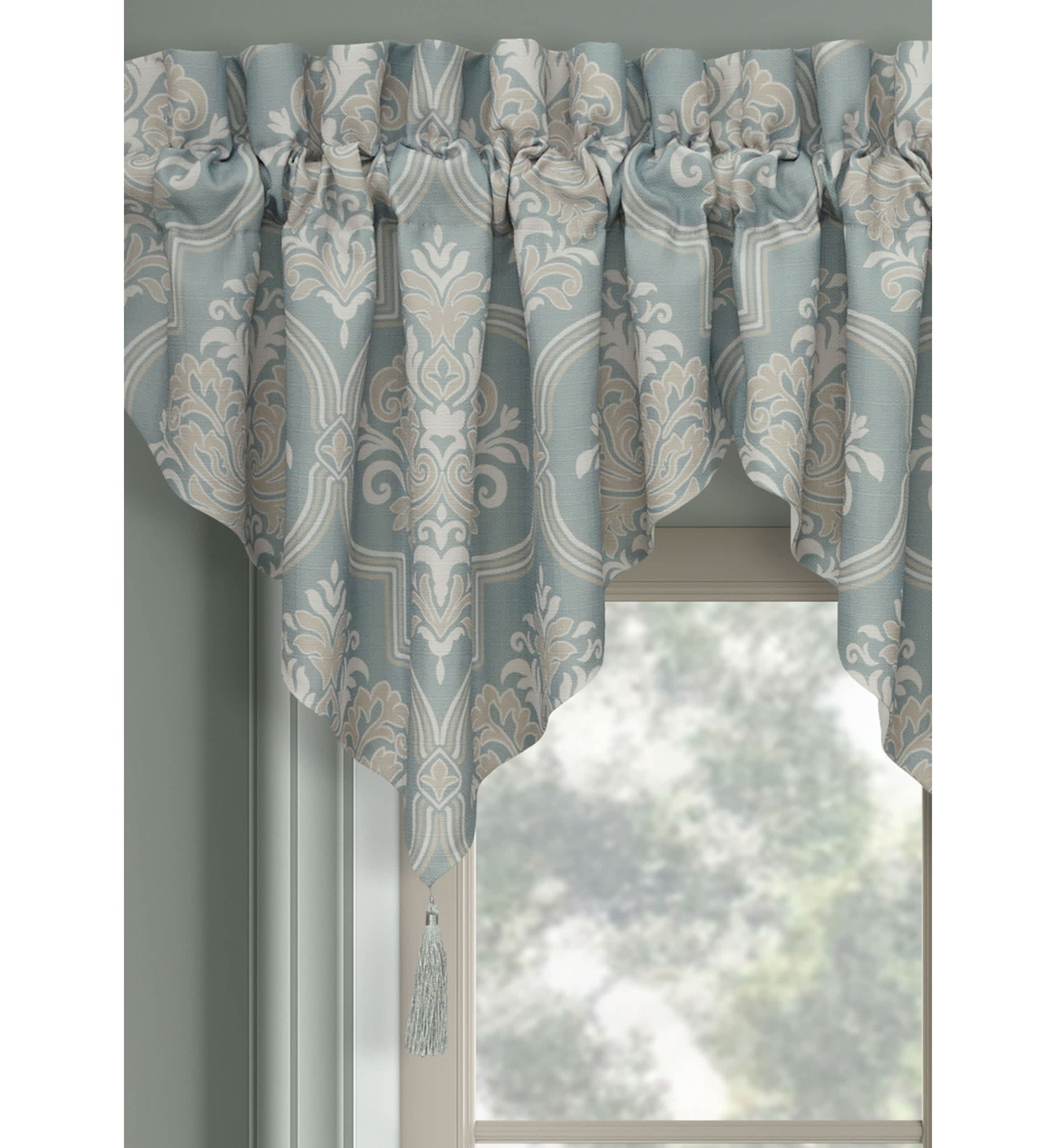 Tranquility Window Ascot Valance