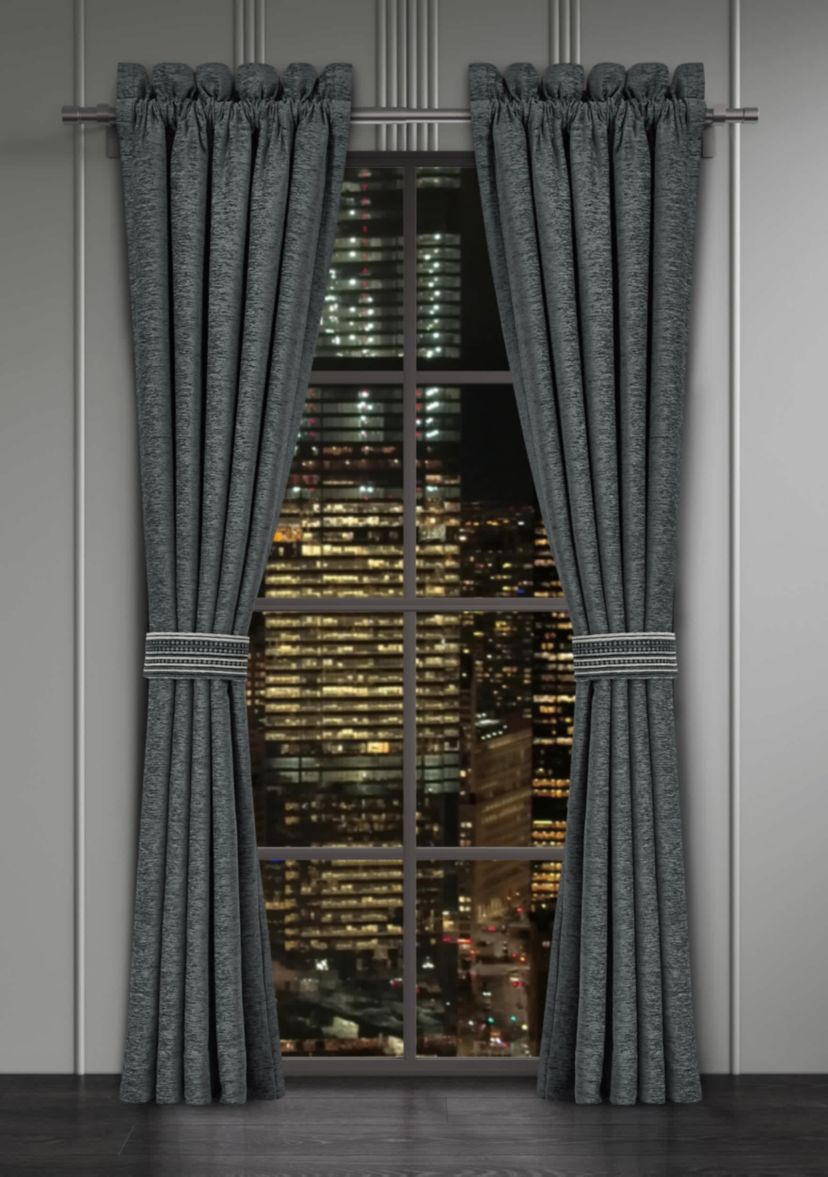Parallel Drapery Panel Pair