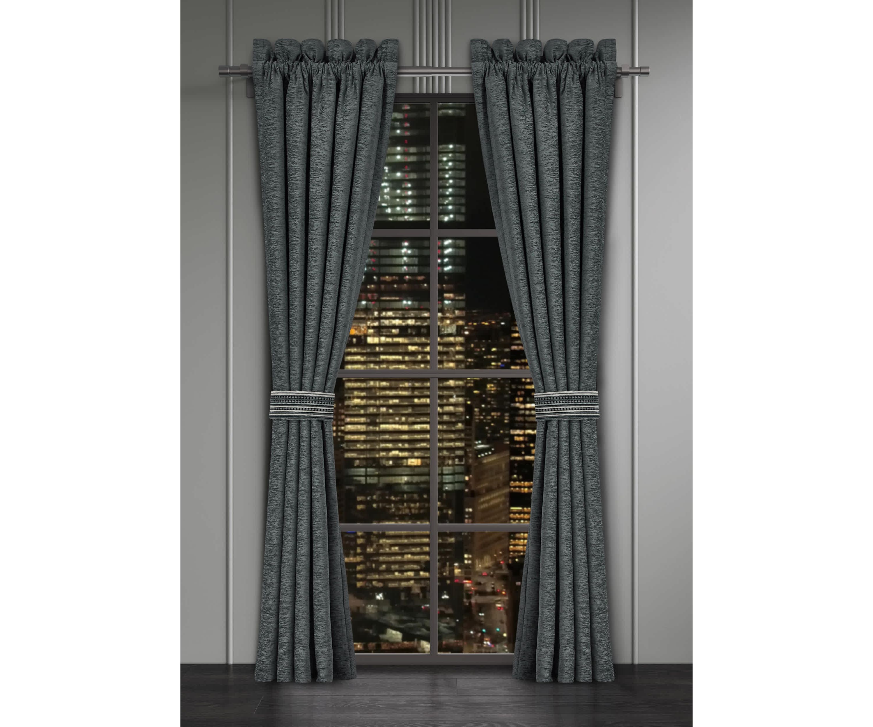 Parallel Drapery Panel Pair