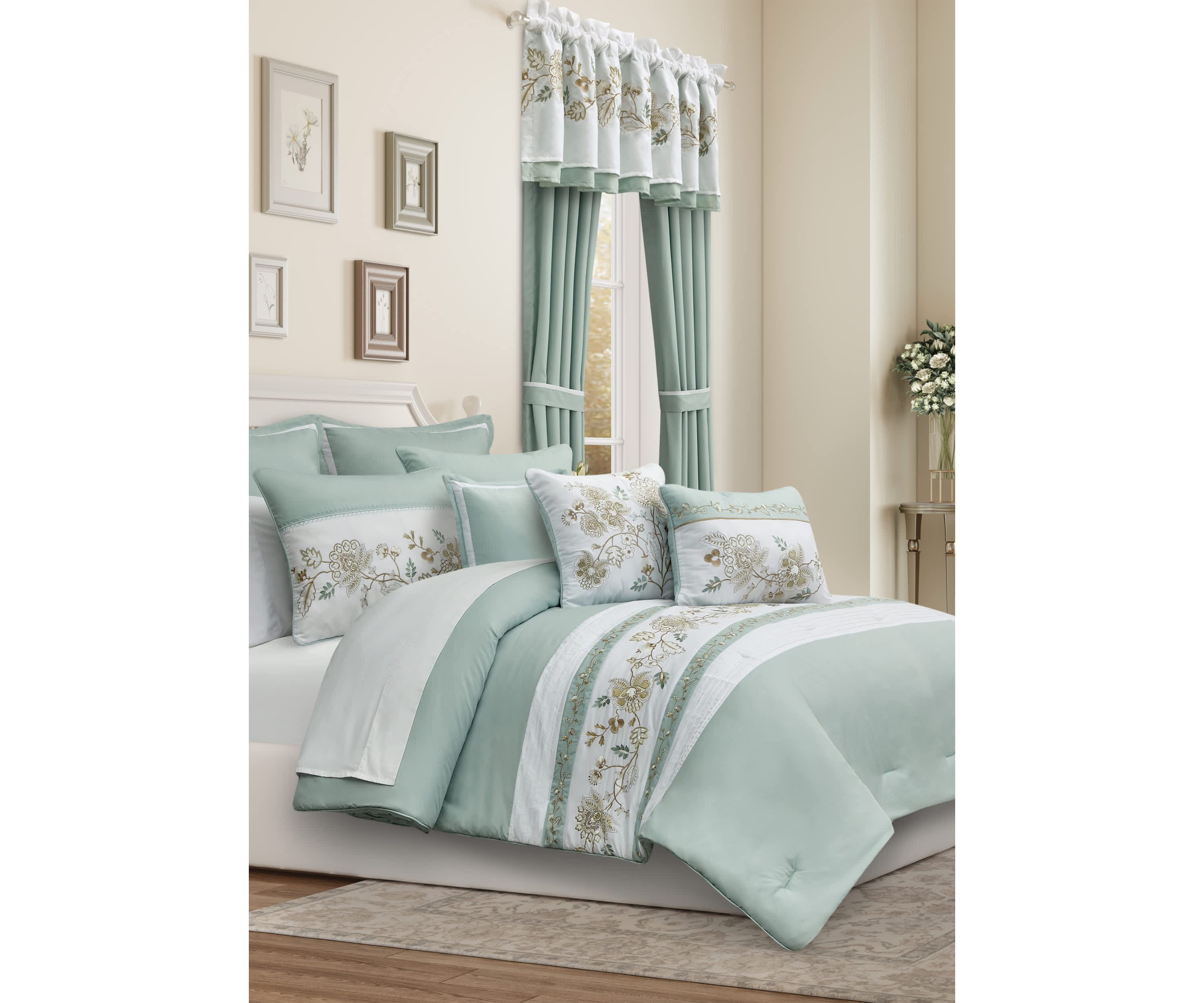 Spring Social 16" Square Embellished Decorative Throw  Pillow