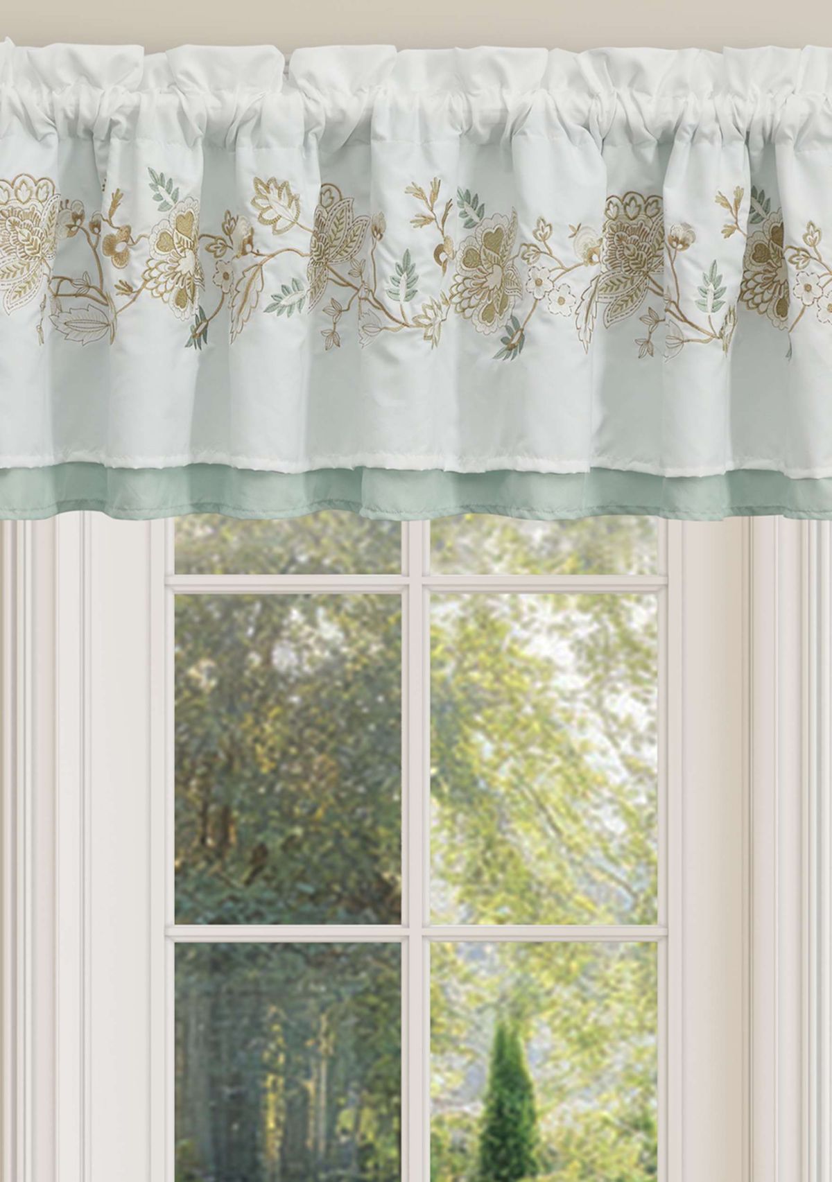 Spring Social Window Straight Valance