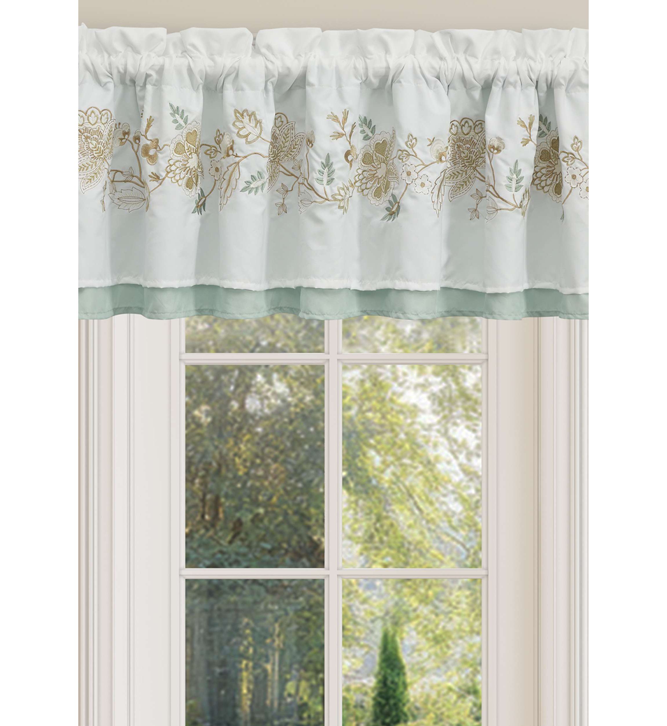 Spring Social Window Straight Valance