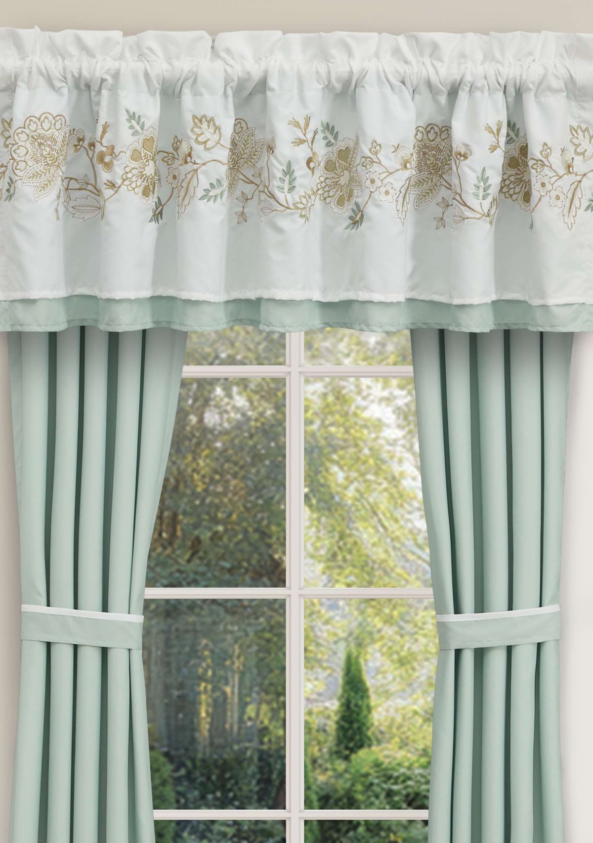 Spring Social Window Straight Valance