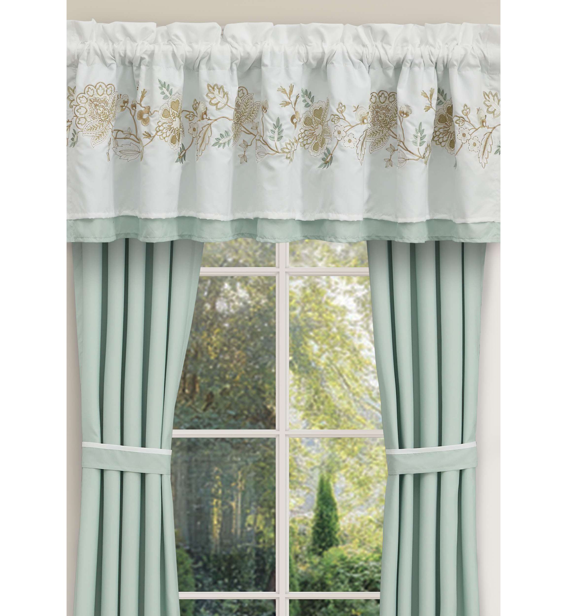 Spring Social Window Straight Valance