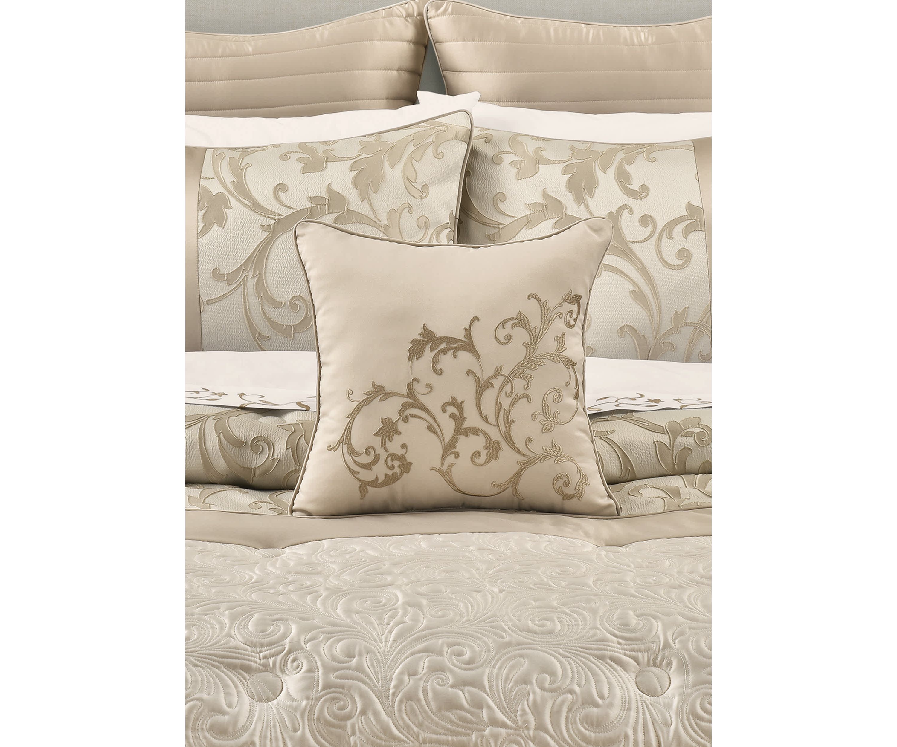 Spectra 16" Square Embellished Decorative Throw  Pillow