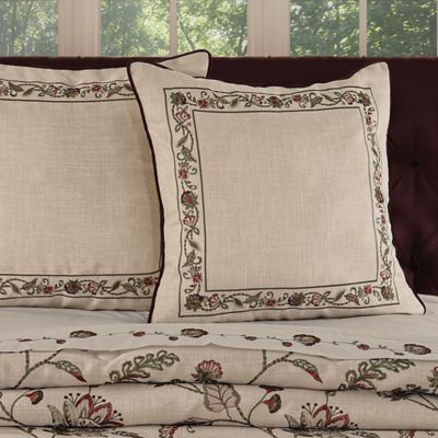 J. Queen New York THE GROVE EURO SHAM, Red