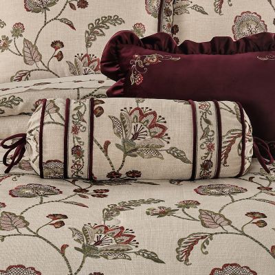 J. Queen New York THE GROVE NECKROLL PILLOW, Red