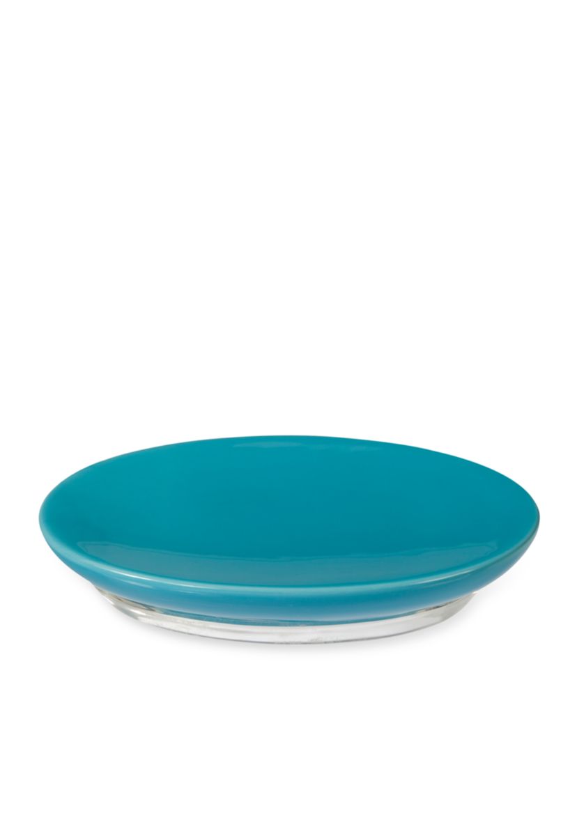 GEM Turquoise Soap Dish 6-in. x 4.12-in. x 1.25-in.