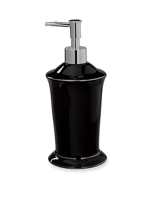 Regency Black Lotion Dispenser 3.75-in. x 3.75-in. x 8.25-in.