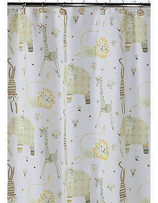 Safari Animal Contemporary Multi-color Creative Bath Fabric Shower Curtain NEW 