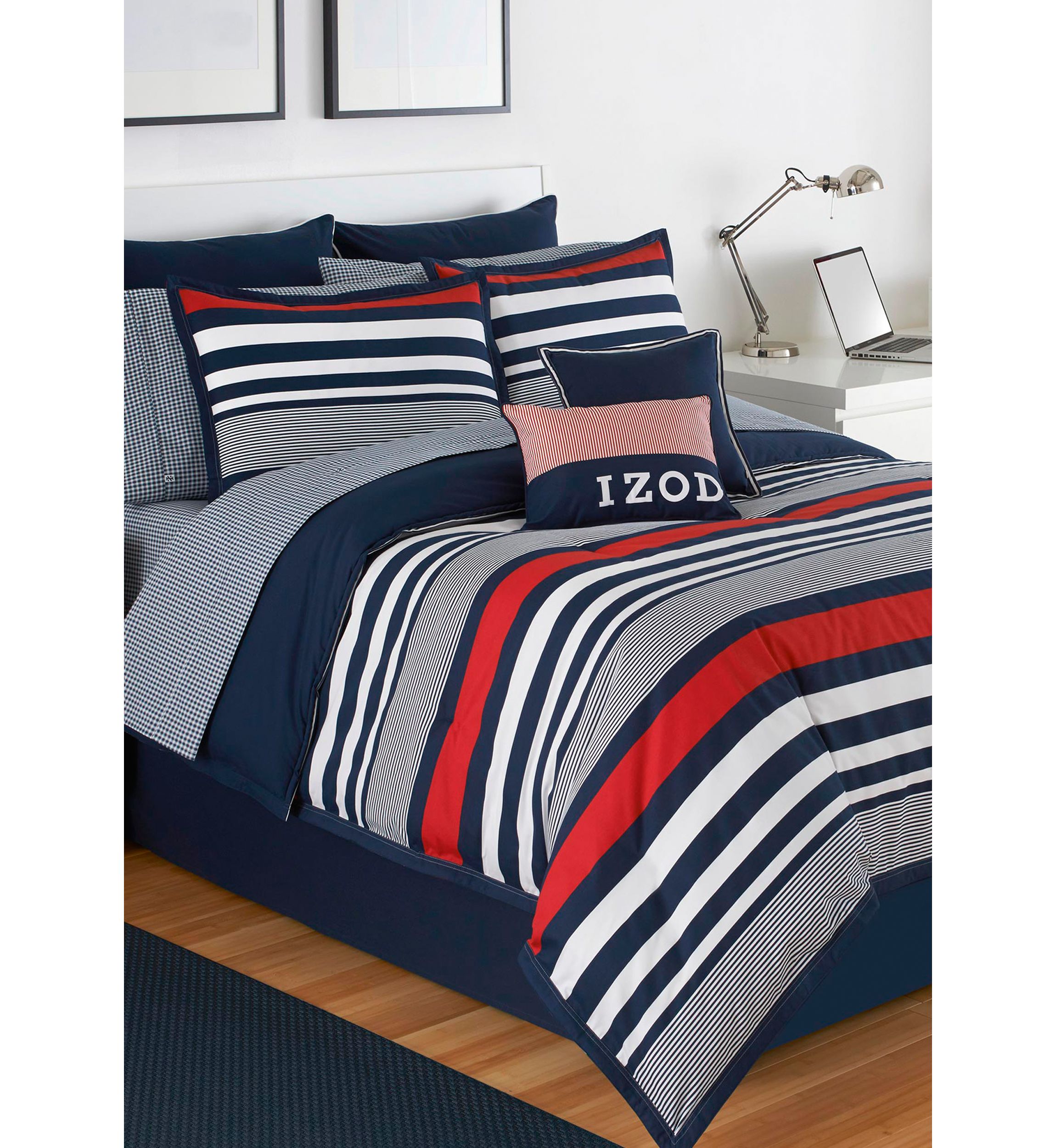  Varsity Stripe Comforter Set 