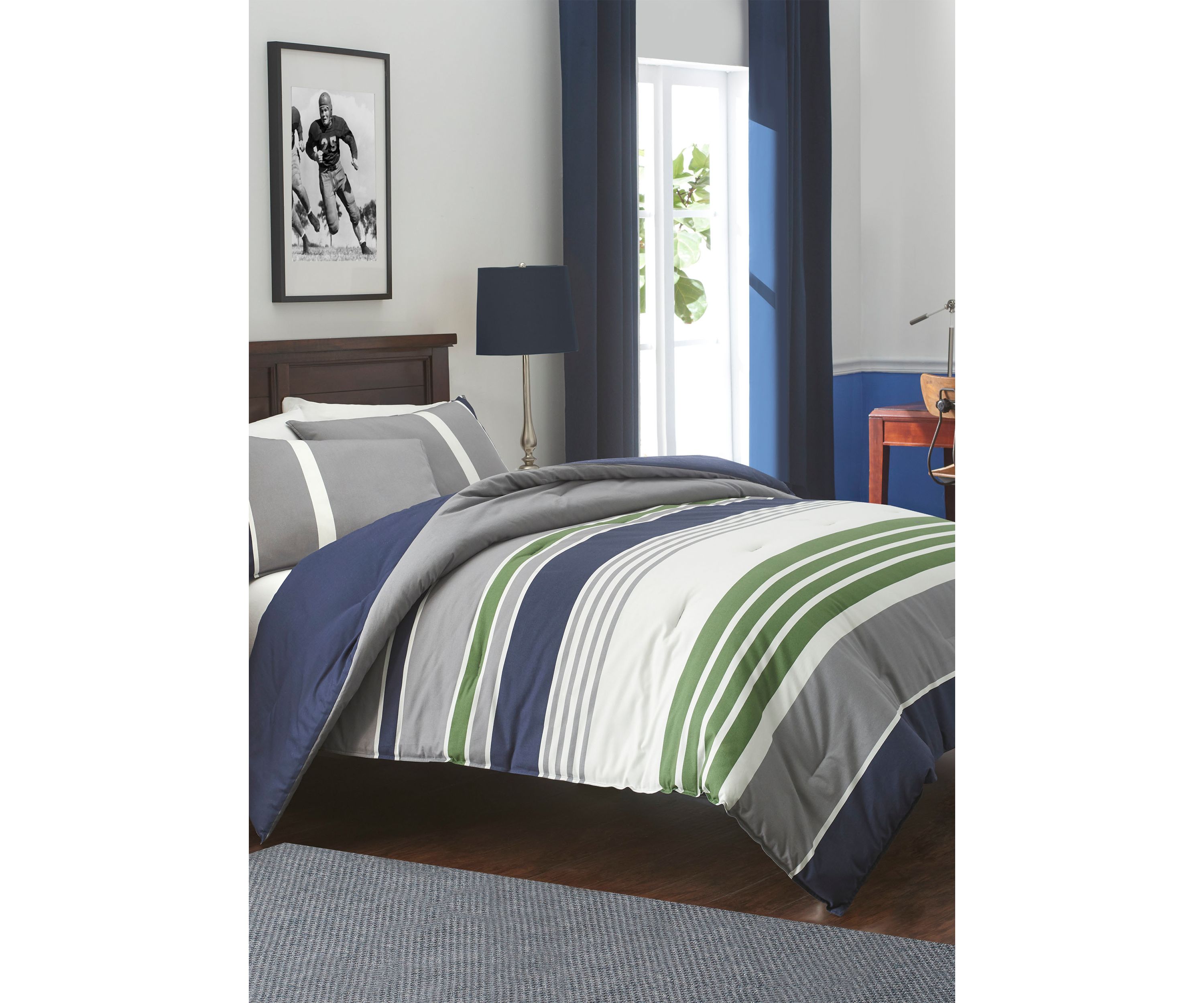Liam Mood Indigo Comforter Set