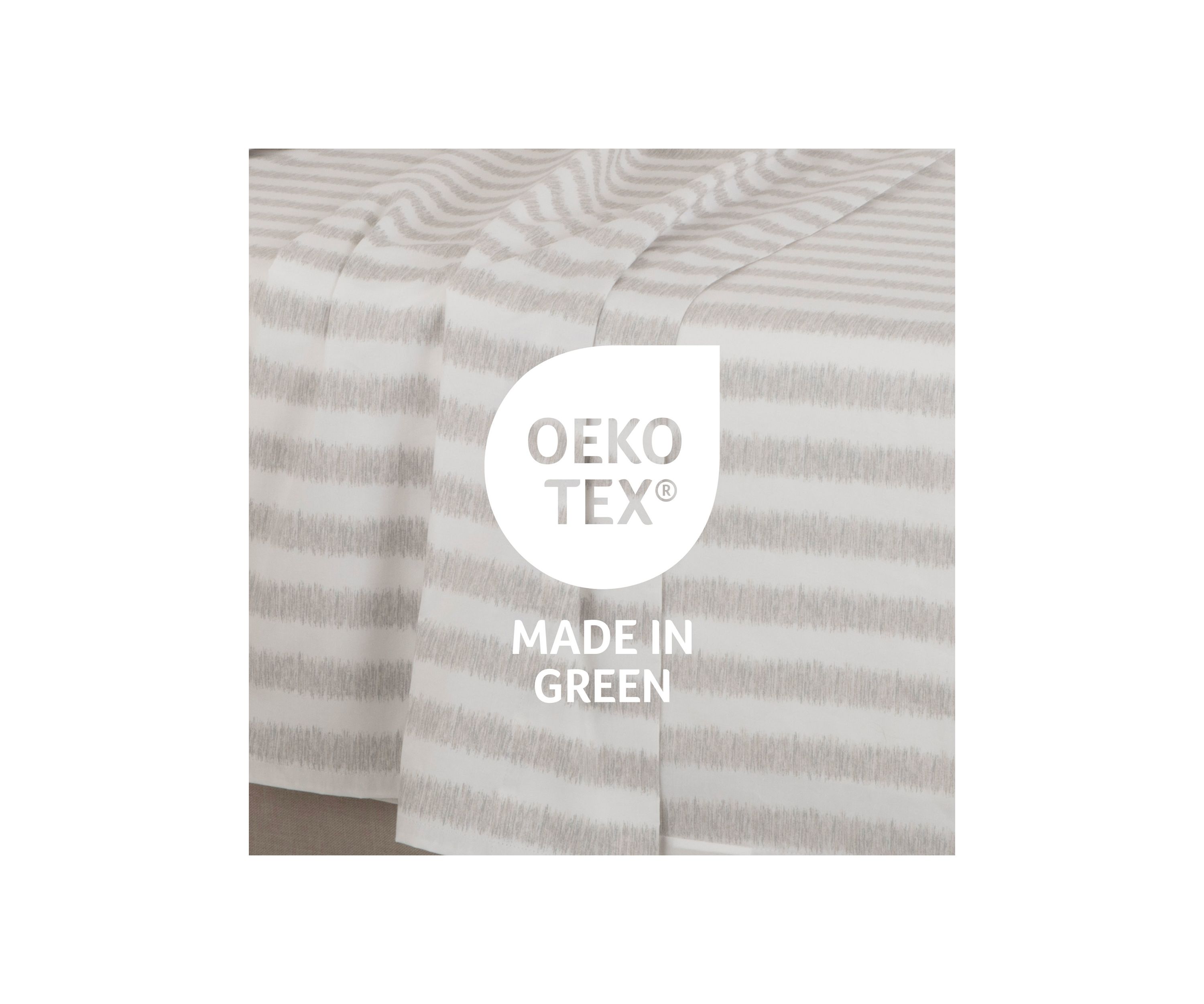 Whisper Stripe Gray Sheet Set