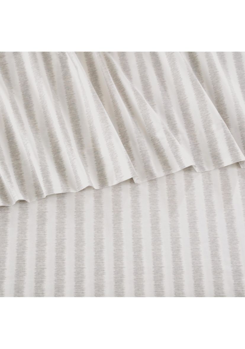 Whisper Stripe Gray Sheet Set