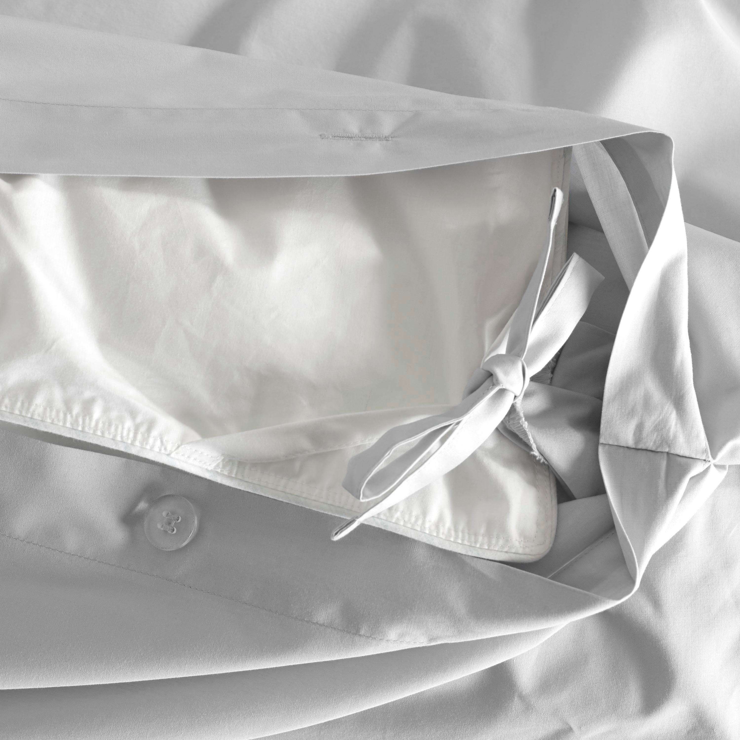 Solid T300 Percale Comforter Set