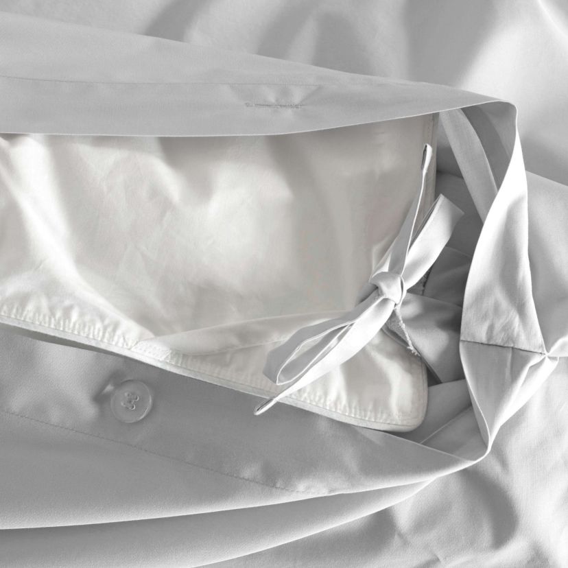 Solid T300 Percale Comforter Set