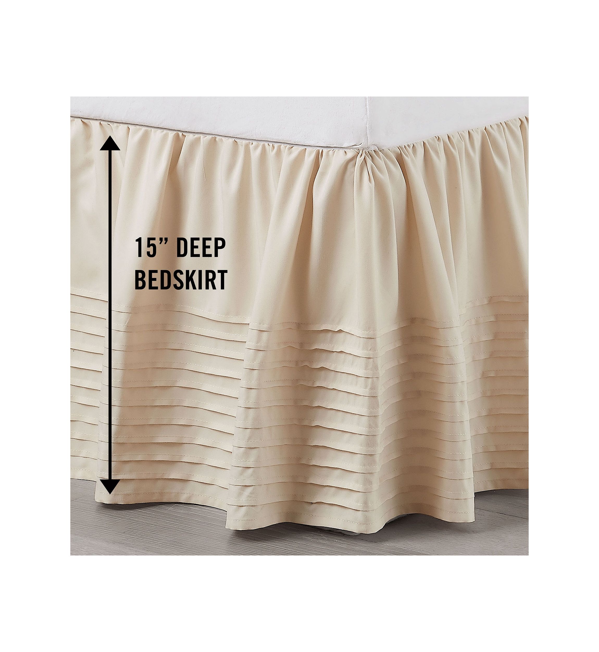 Multi Pleat Bedskirt
