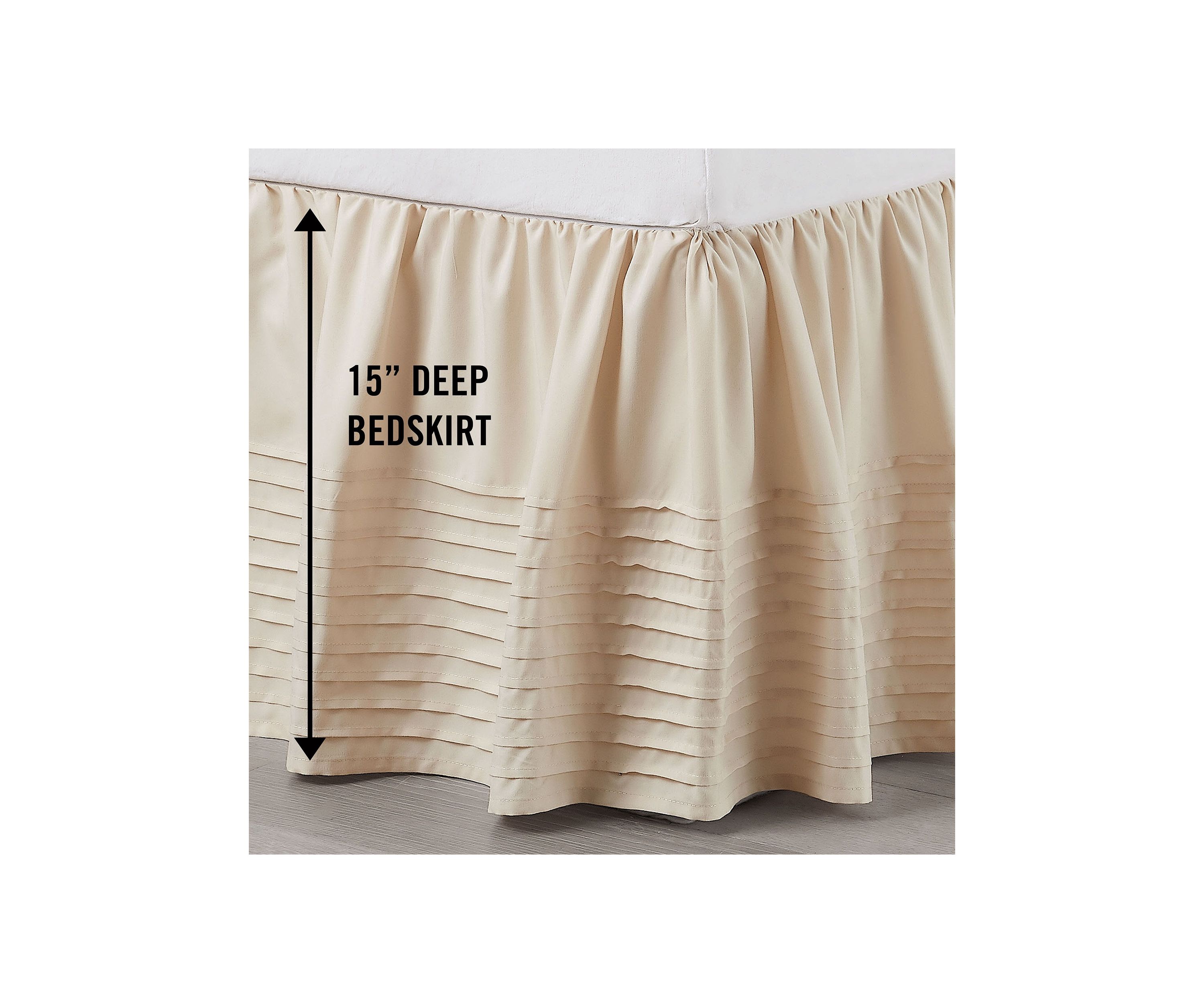 Multi Pleat Bedskirt