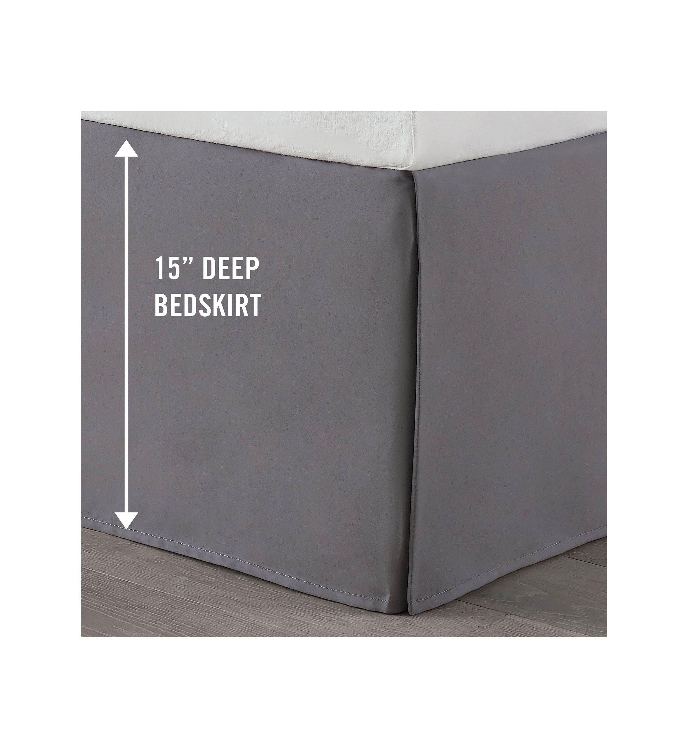 Inverted Pleat Bed Skirt