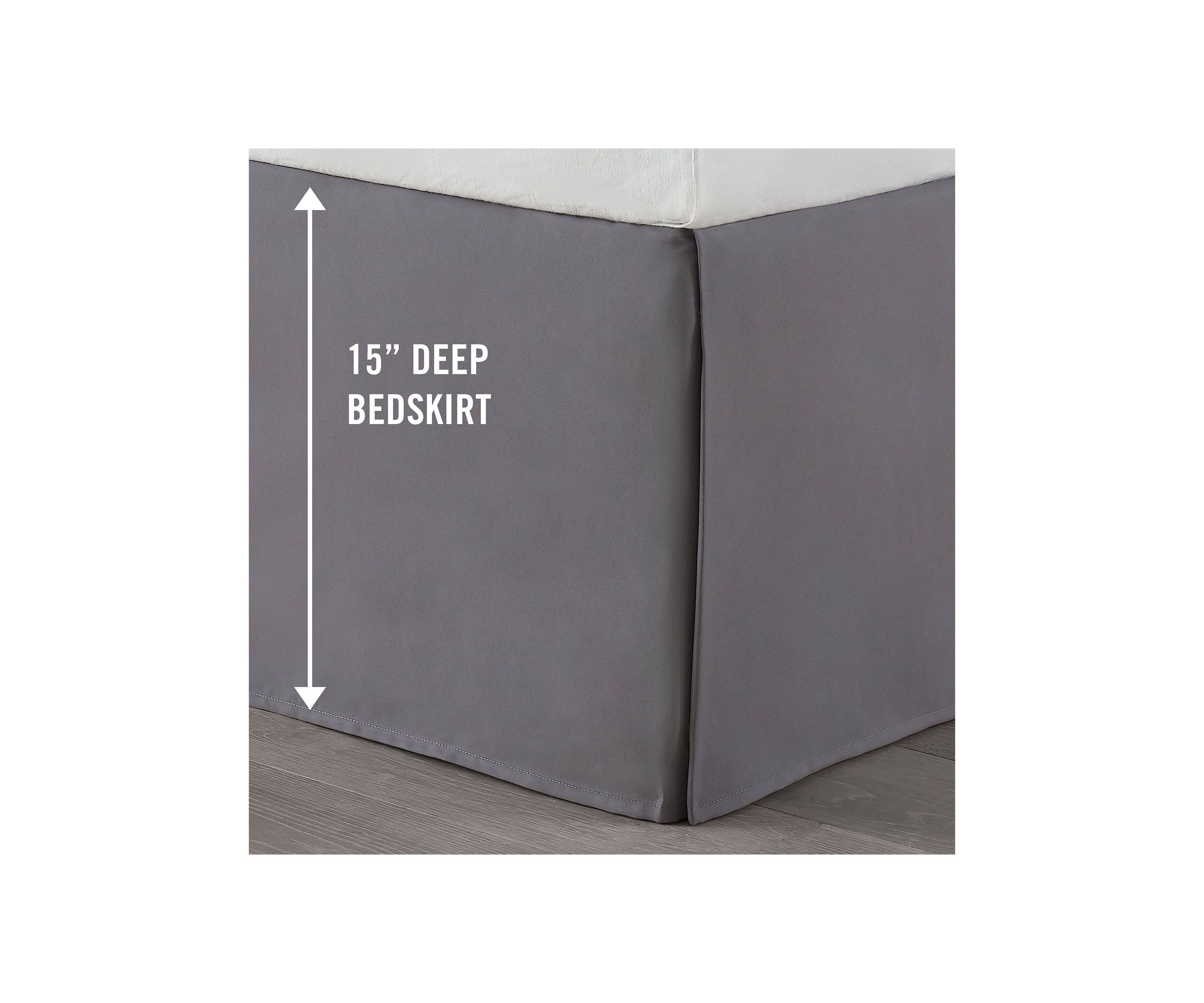 Inverted Pleat Bed Skirt