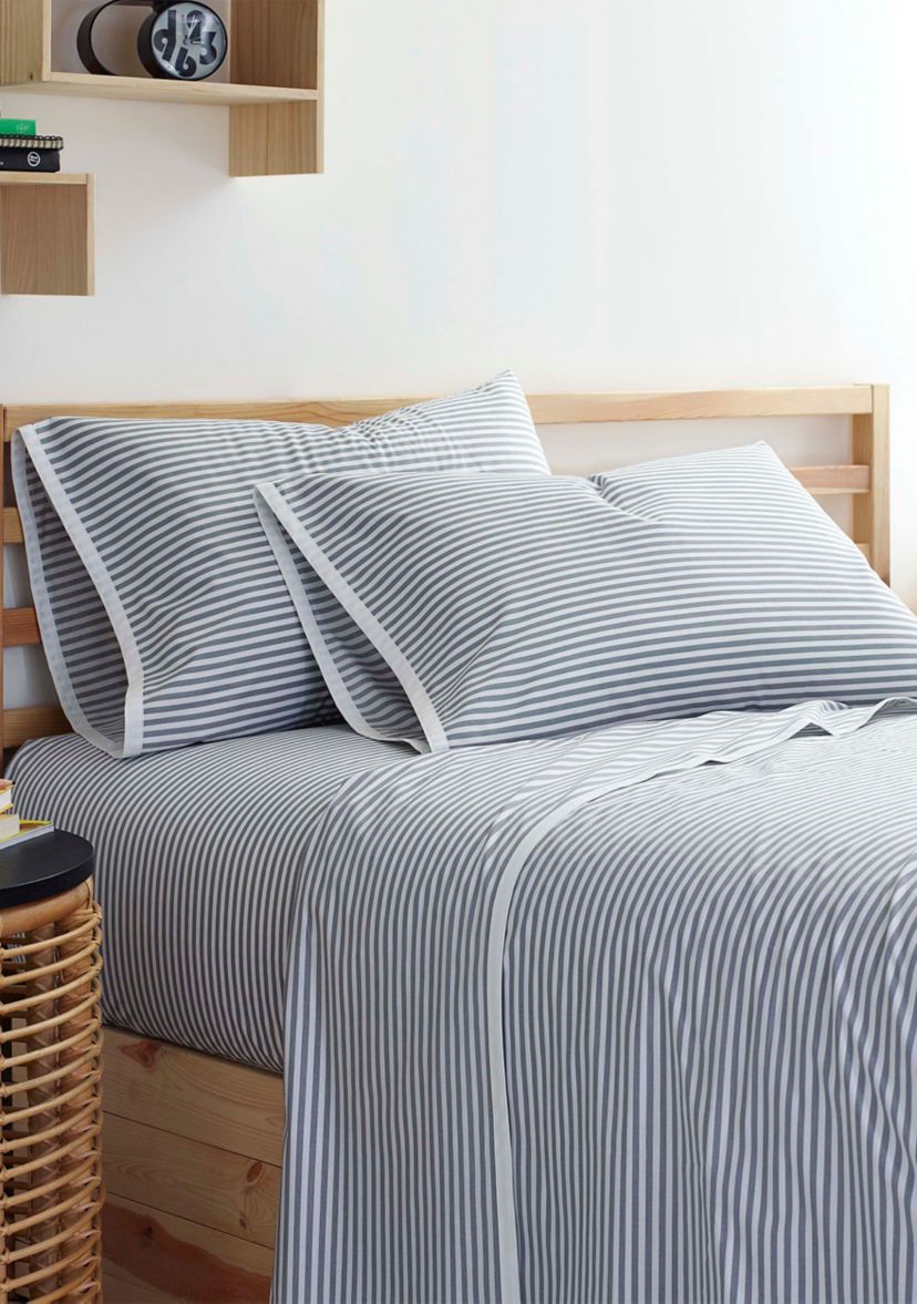 Clean AF Pinstripe Sheet Set