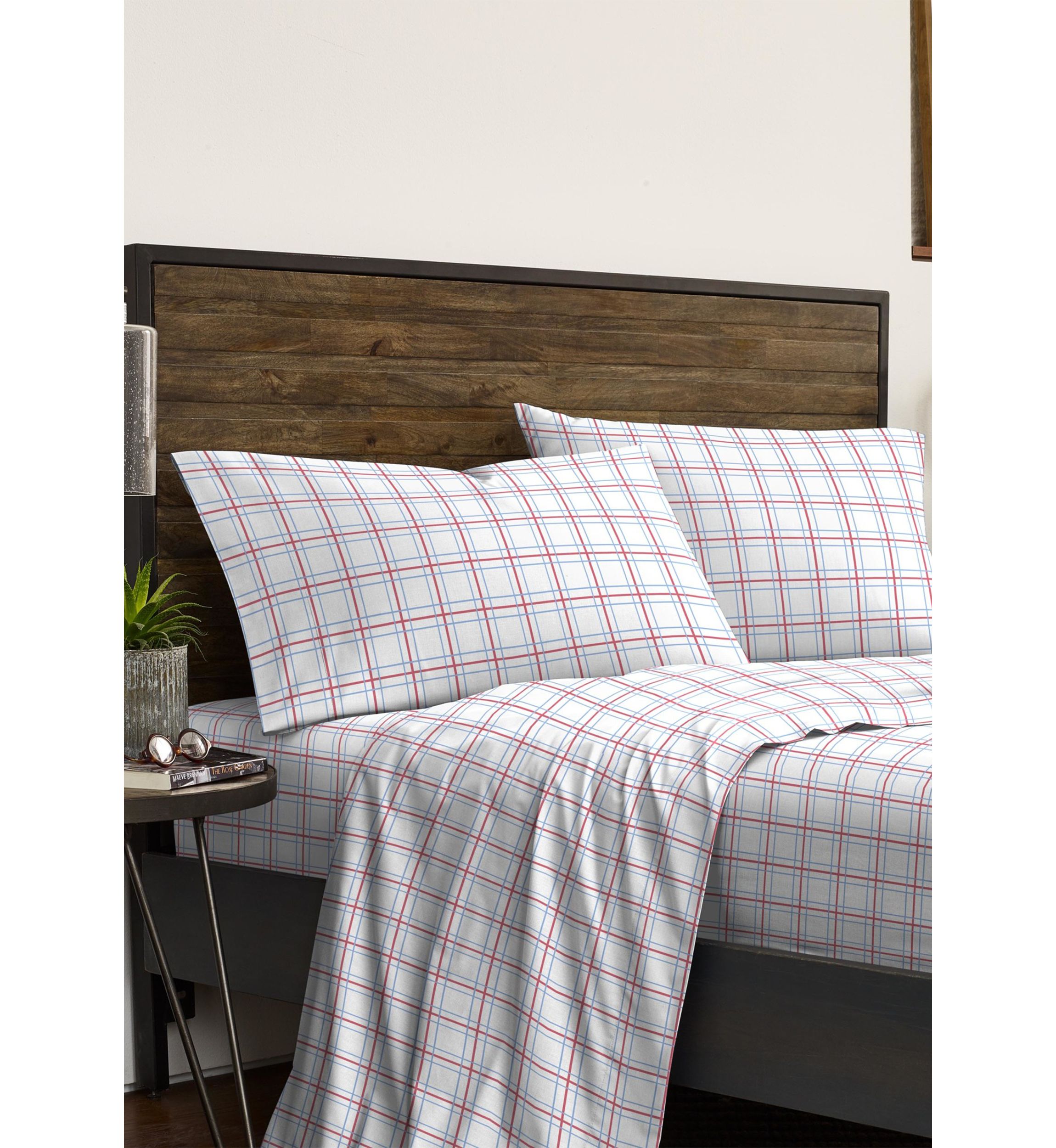 Double Plaid Twin Pack Sheet Set
