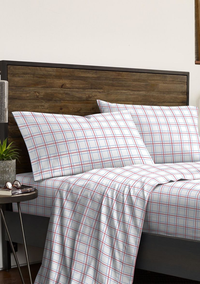 Double Plaid Twin Pack Sheet Set