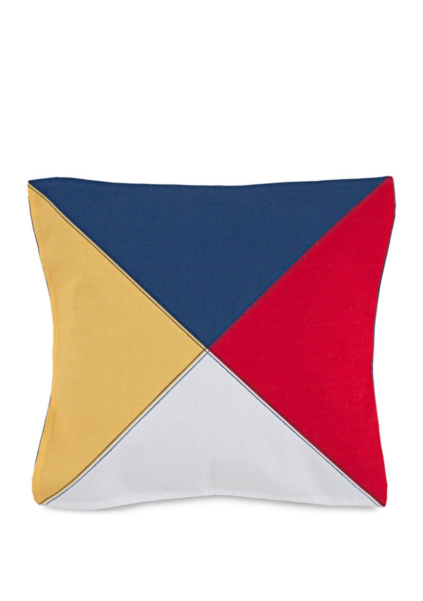 Windward Tri-Color Throw Pillow