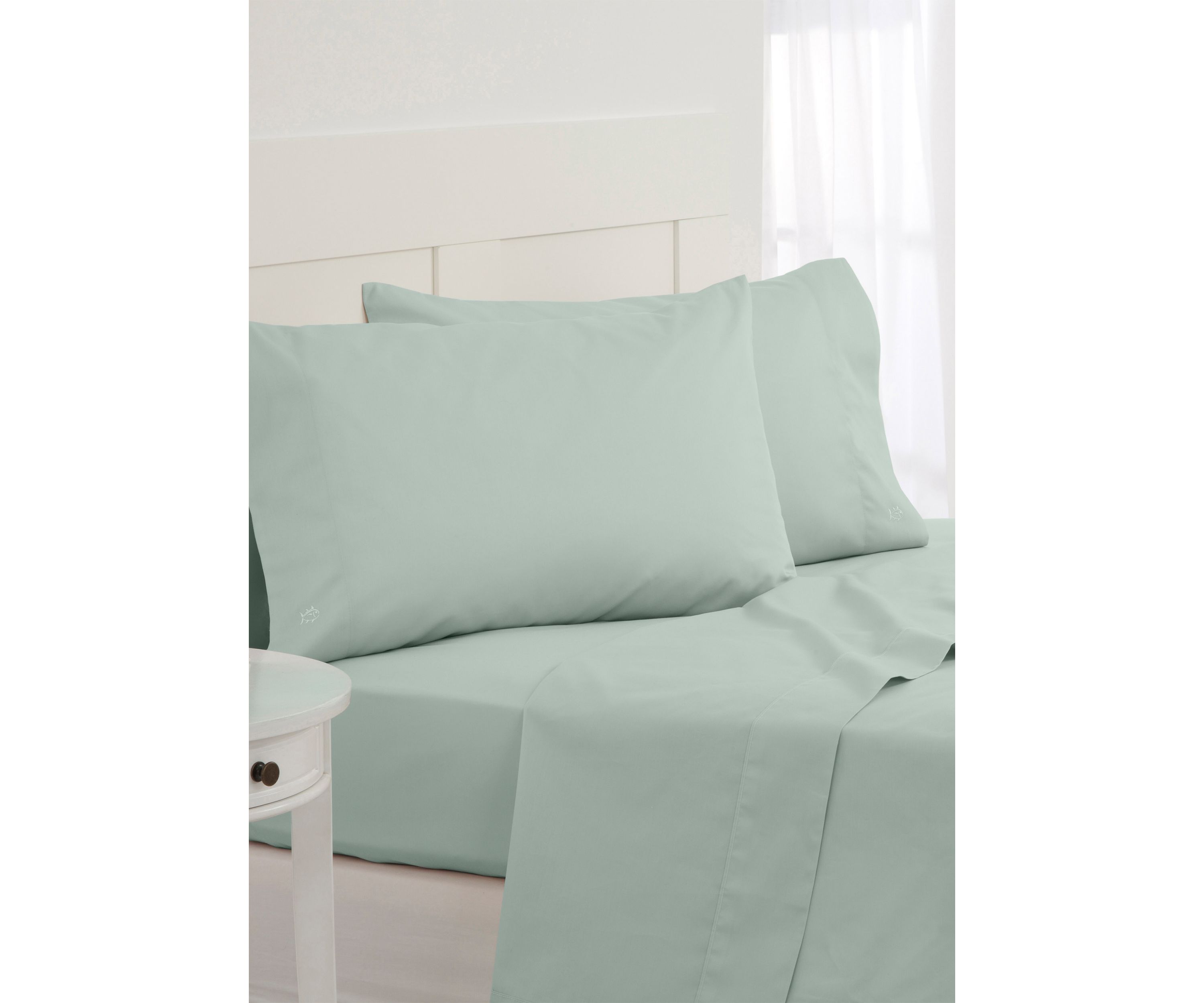 Solid Brushed Twill Standard Pillowcases - Set of 2