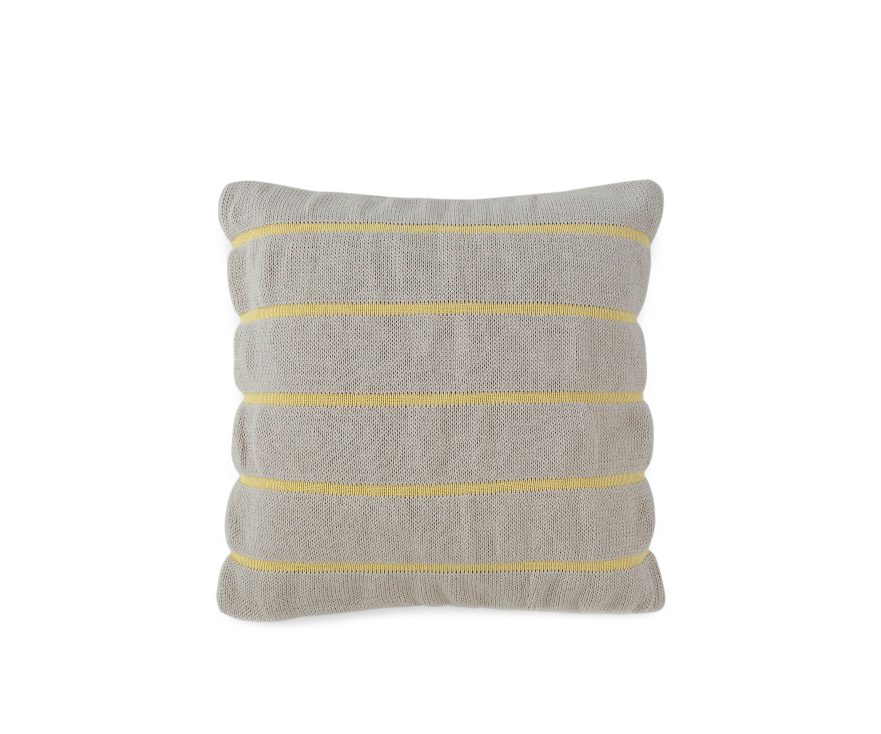 Bayside Knit Stripe Throw Pillow