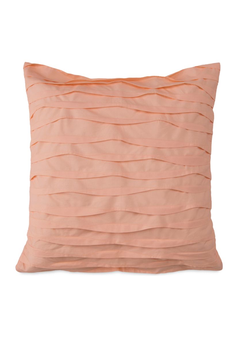 Pleated Wave Decorative Pillow 