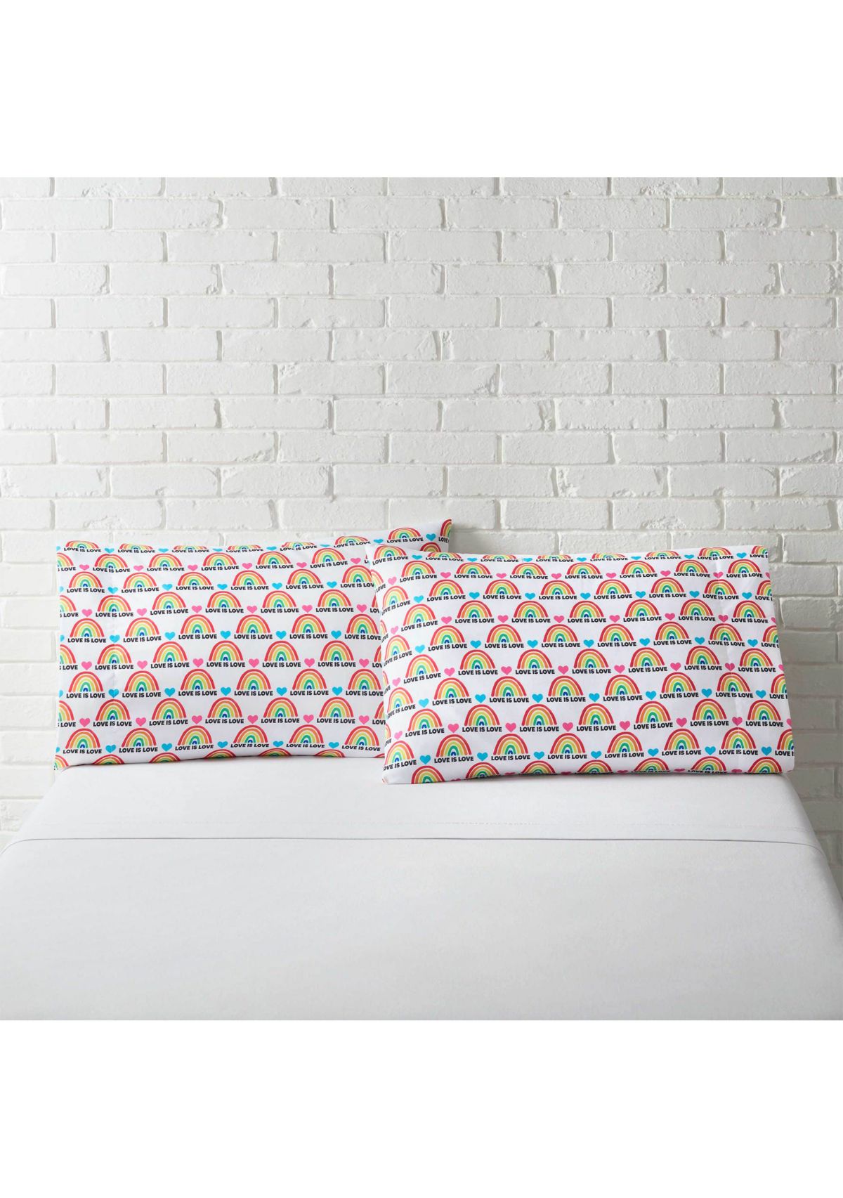 Rainbow Party Pillowcase Pair 