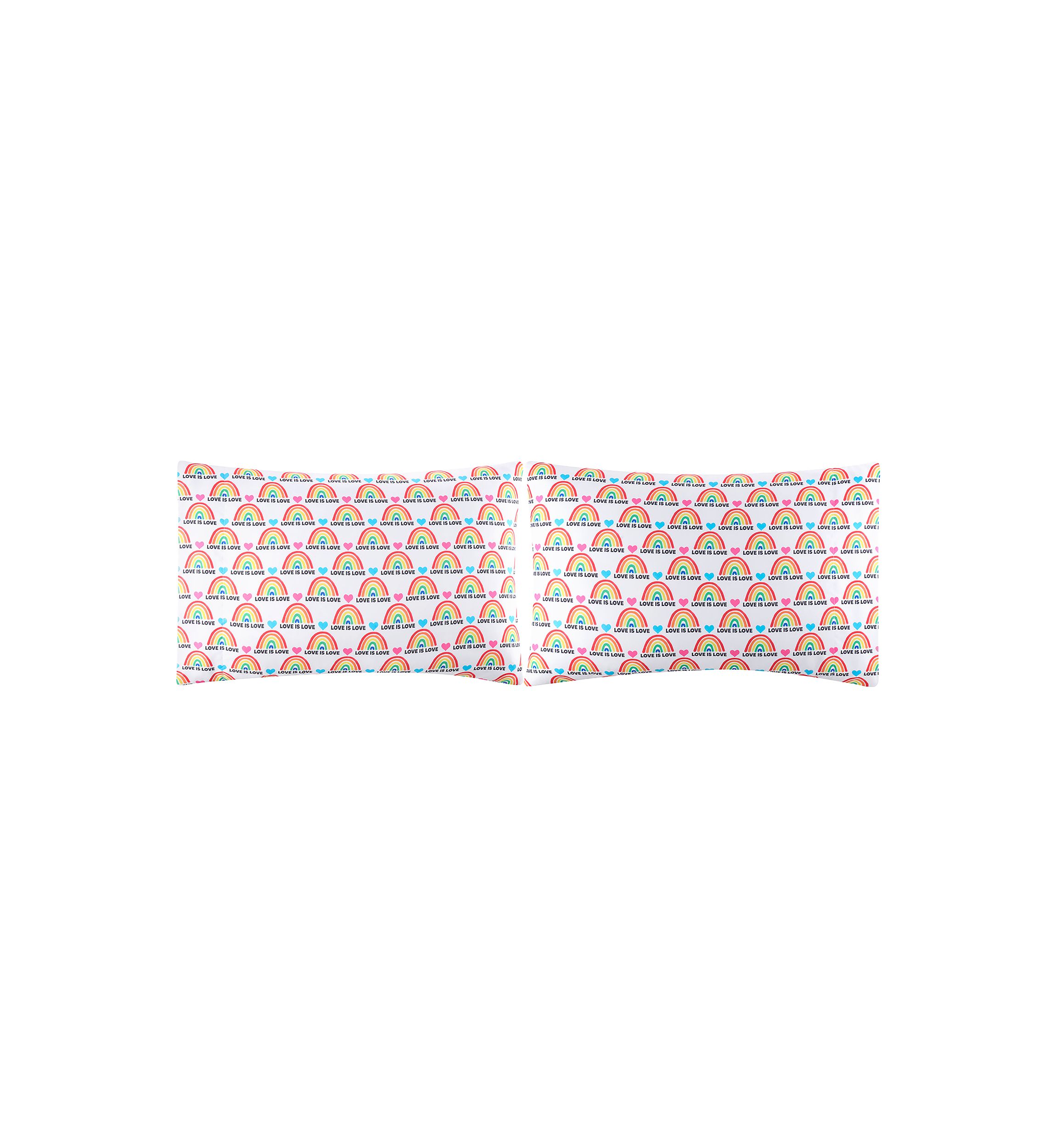 Rainbow Party Pillowcase Pair 
