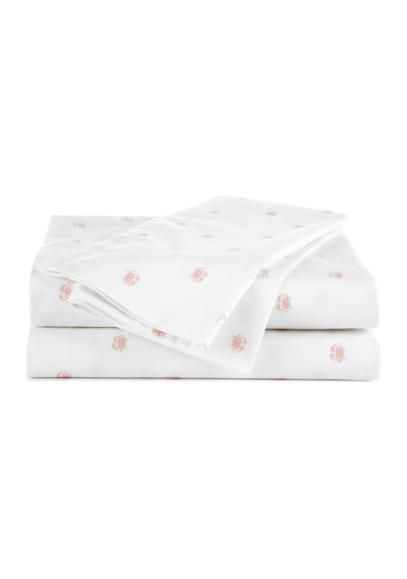 By The Shore Coral Sheet Set