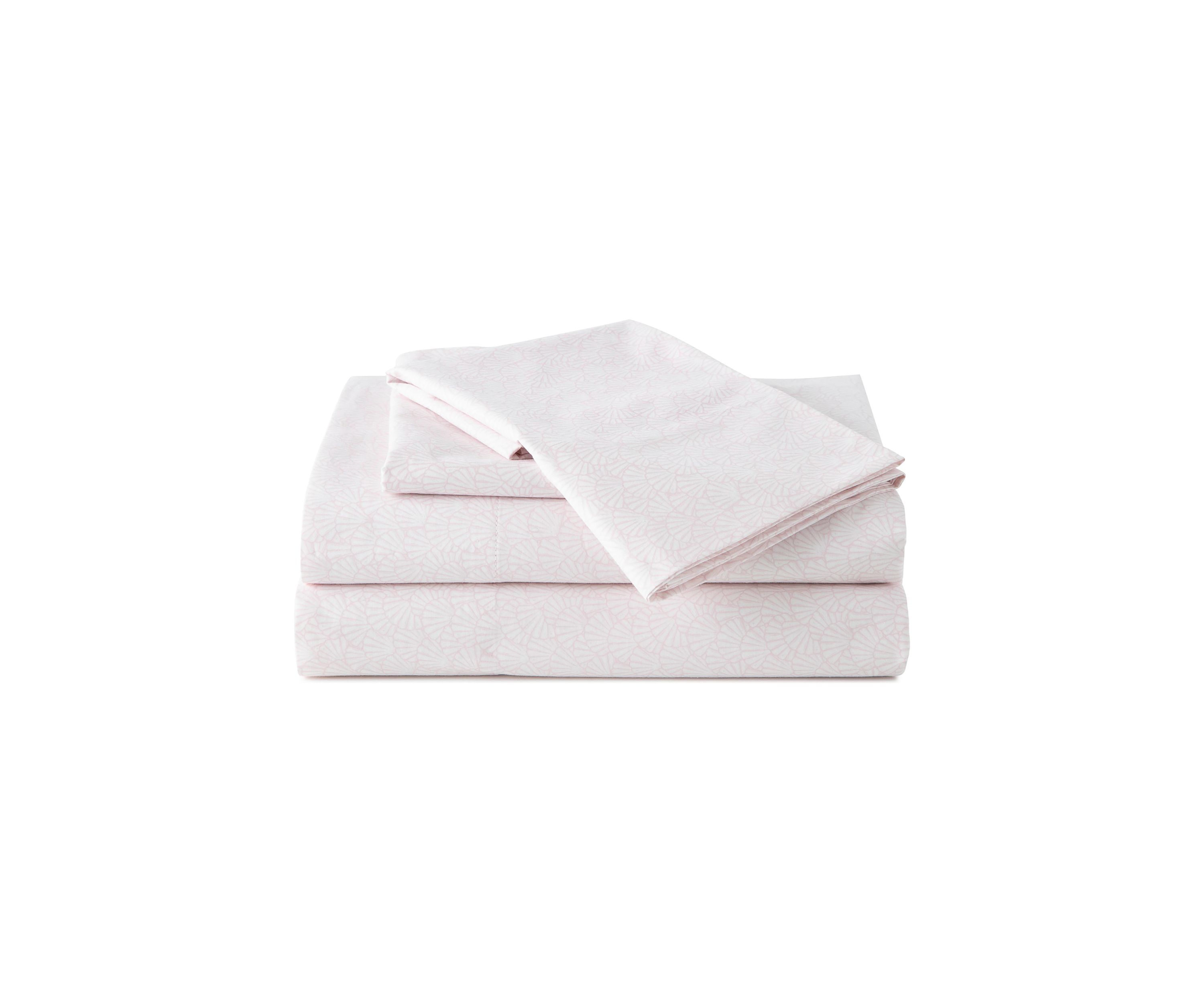 Calico Scallop Pink Sheet Set