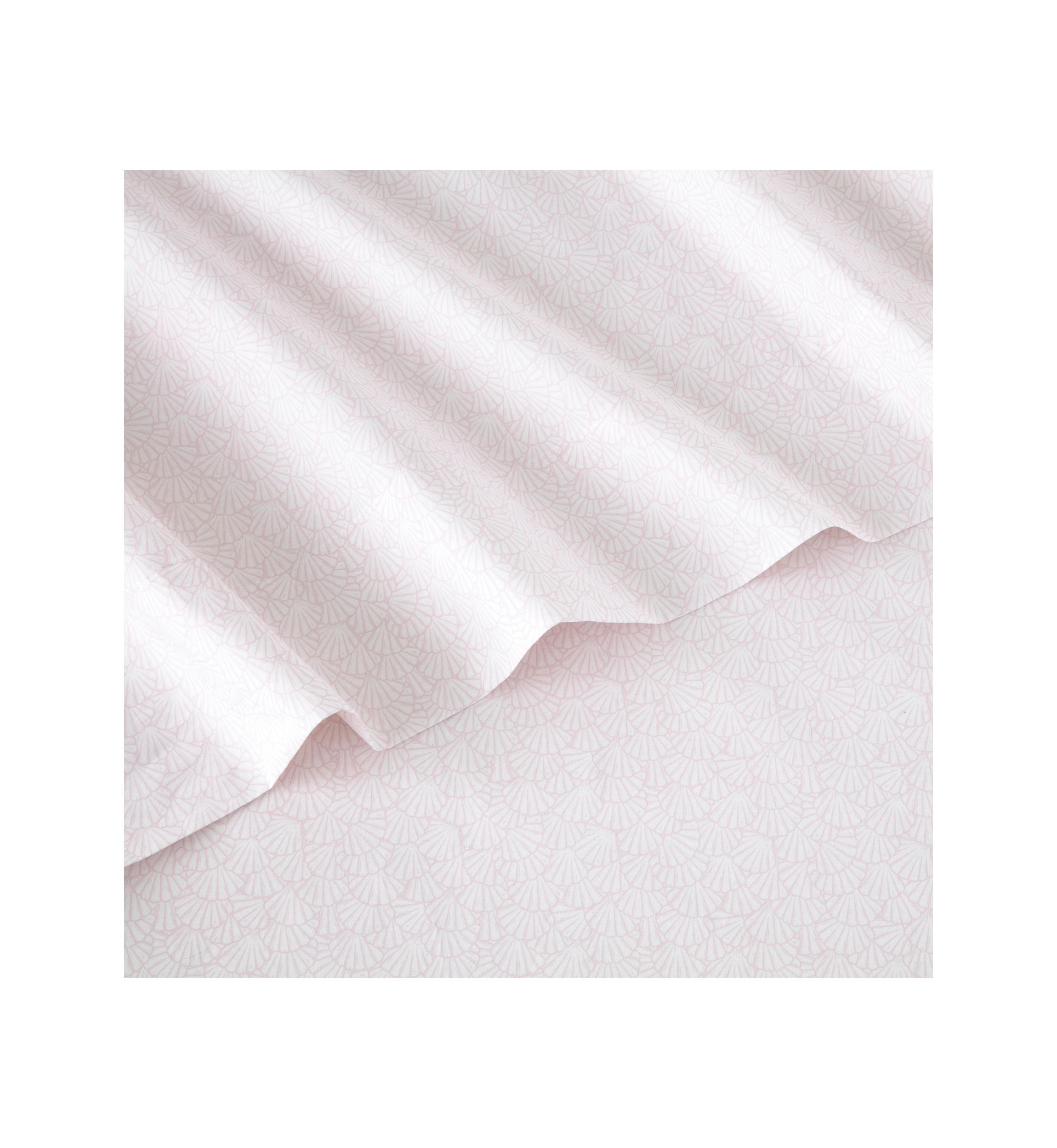 Calico Scallop Pink Sheet Set