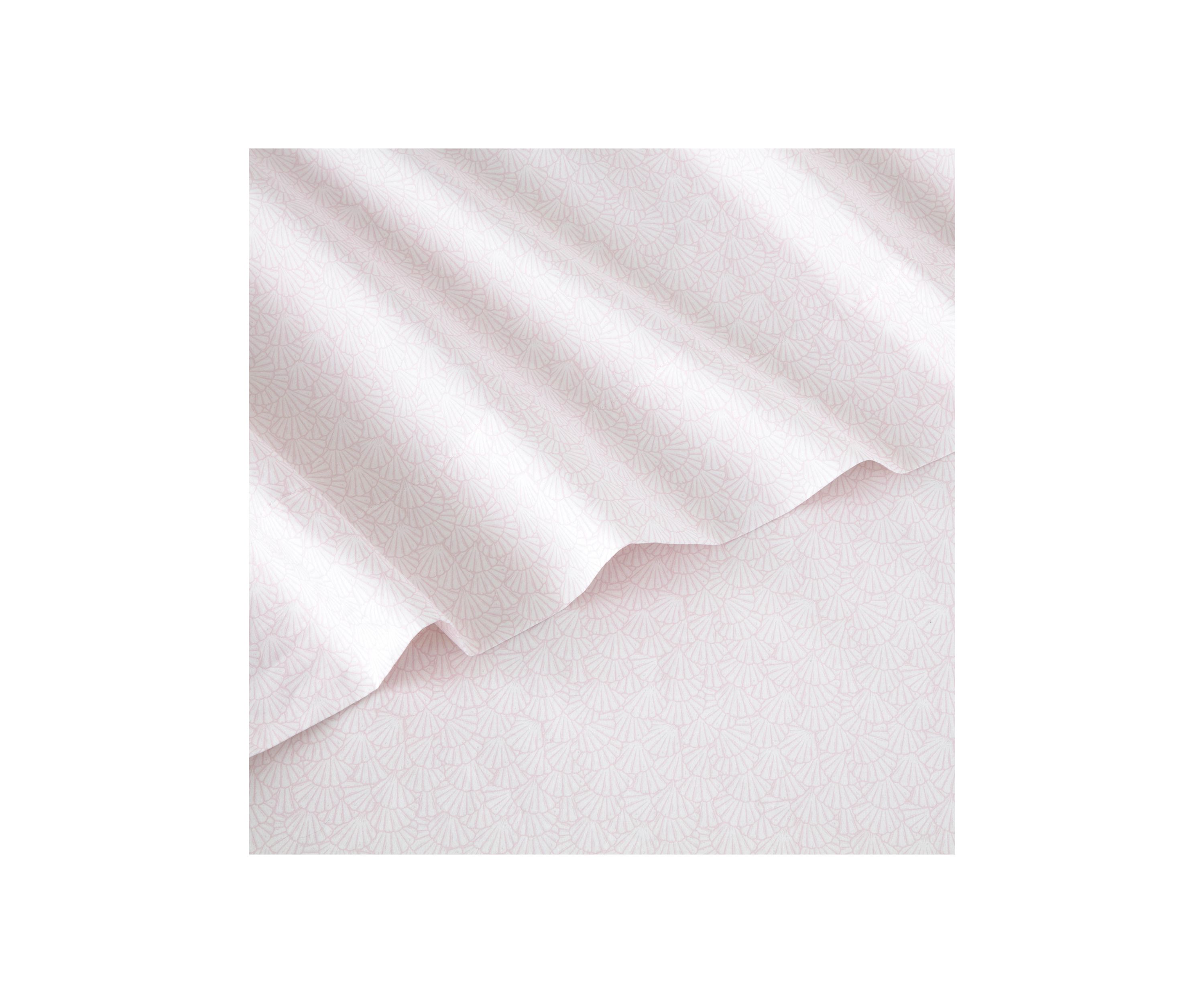 Calico Scallop Pink Sheet Set